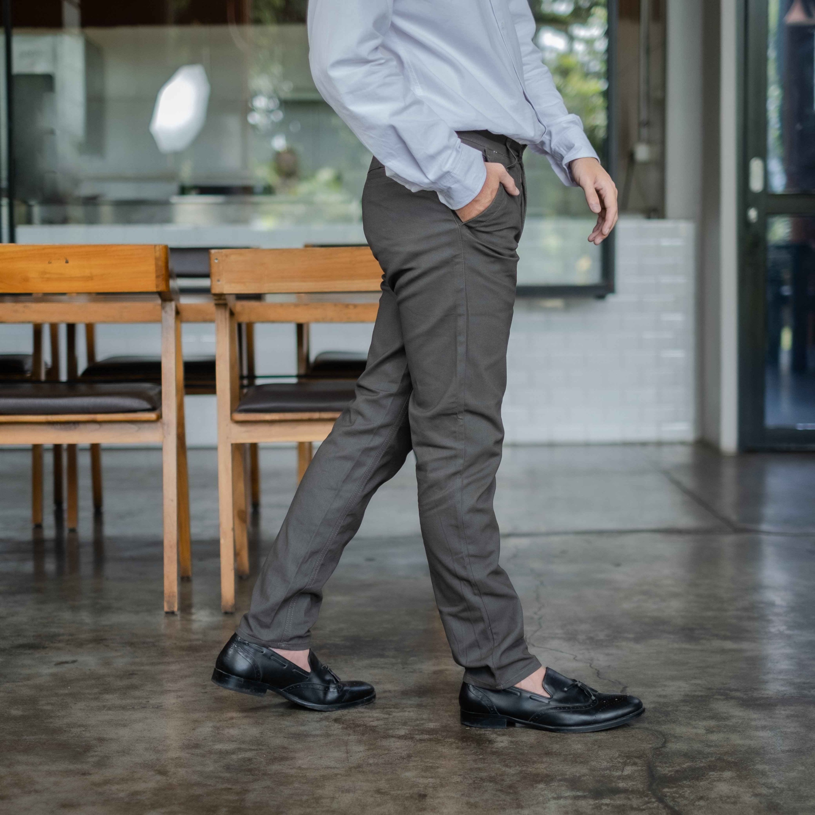Celana Chino Panjang Reguler Fit Pria - Celana Chino Non Stretch Original