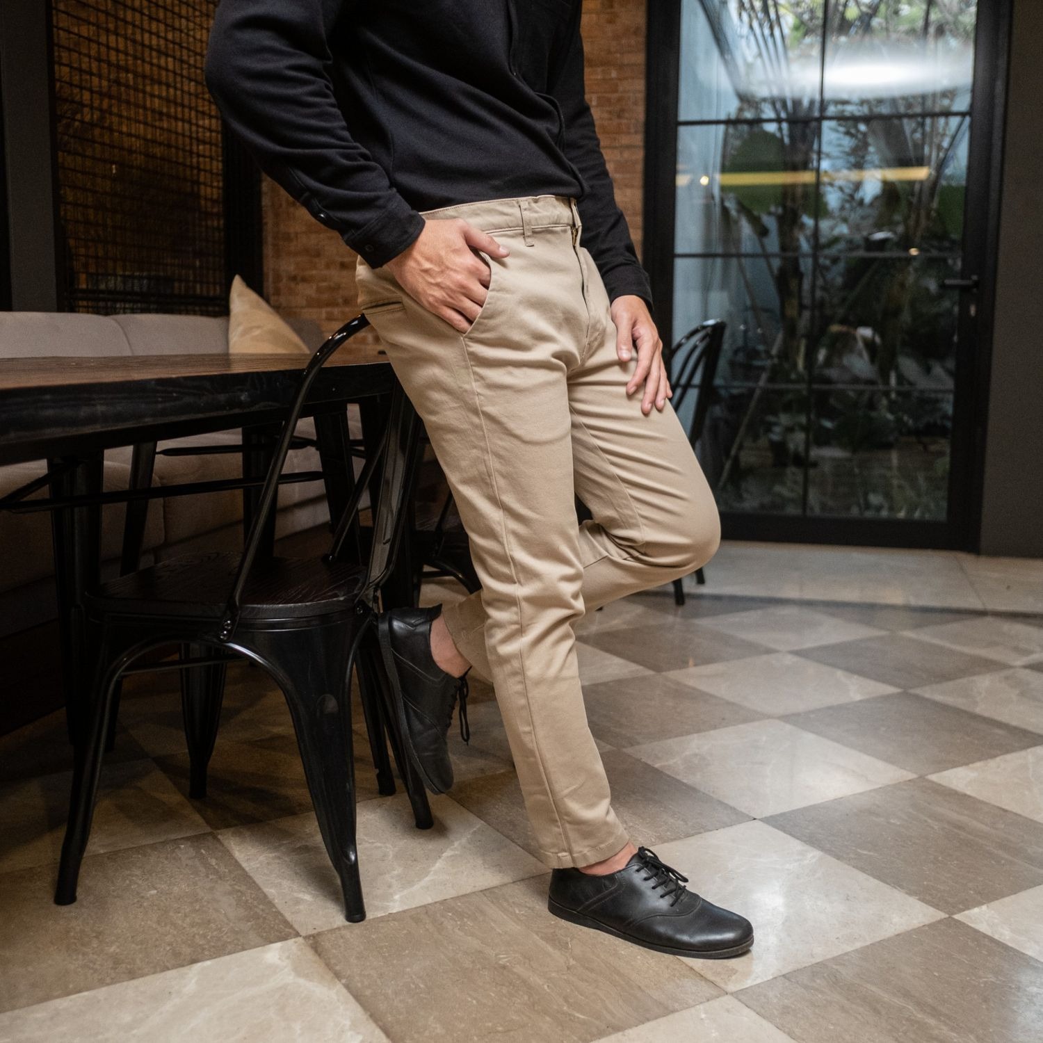 Celana Nerro Ankle Pants Pria