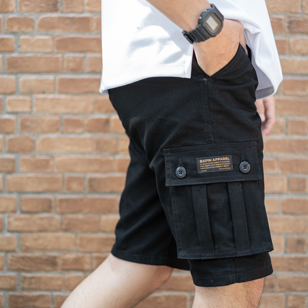 Celana Cargo Pendek Pria Iron - Short Cargo Pants