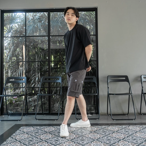 Image of Celana Cargo Pendek Pria Iron - Short Cargo Pants