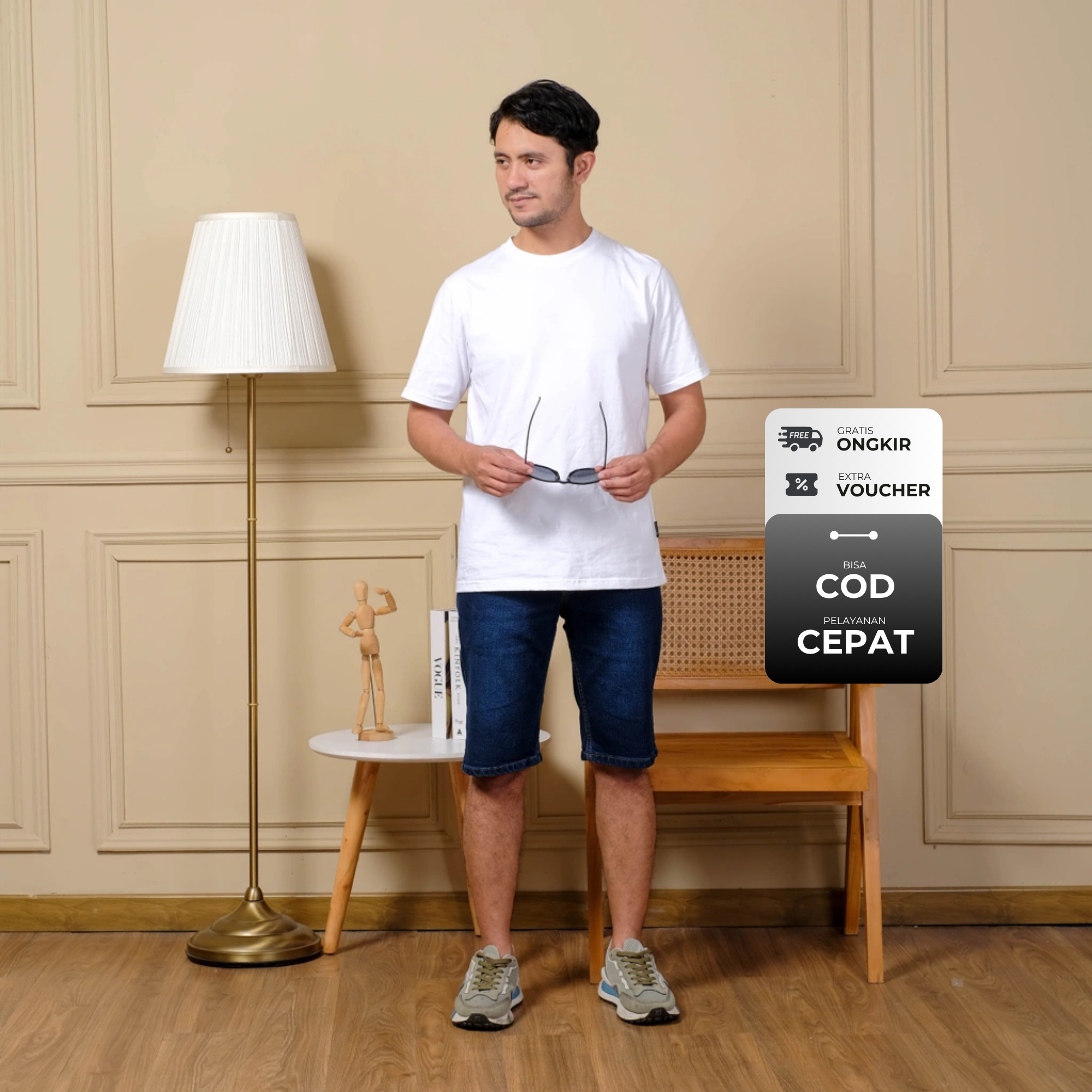 Celana Jeans Pendek Pria