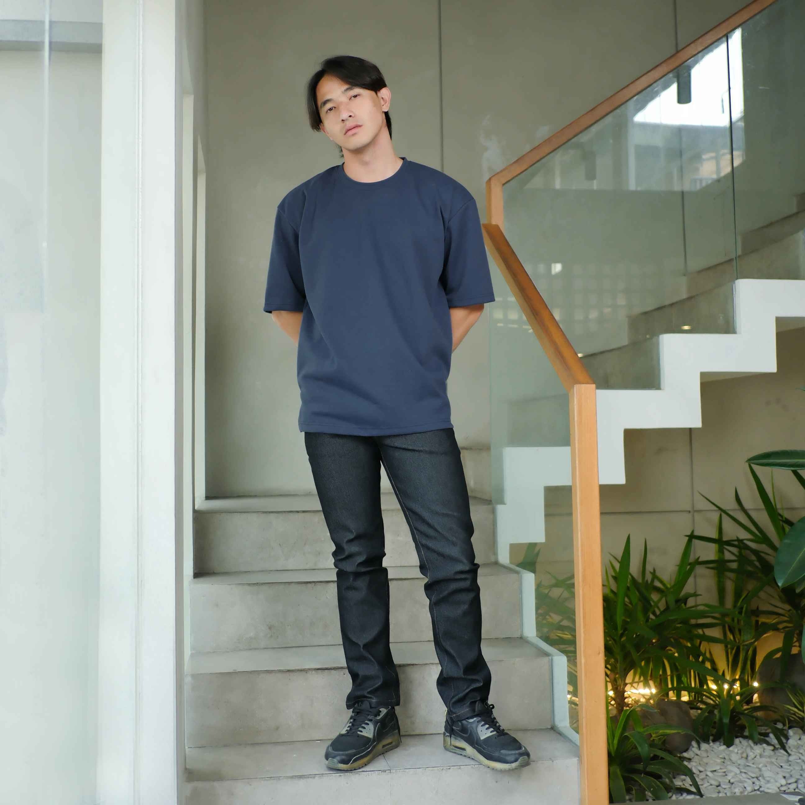 Kaos Oversize Pria Elixio - Baju Kaos Pria Polos