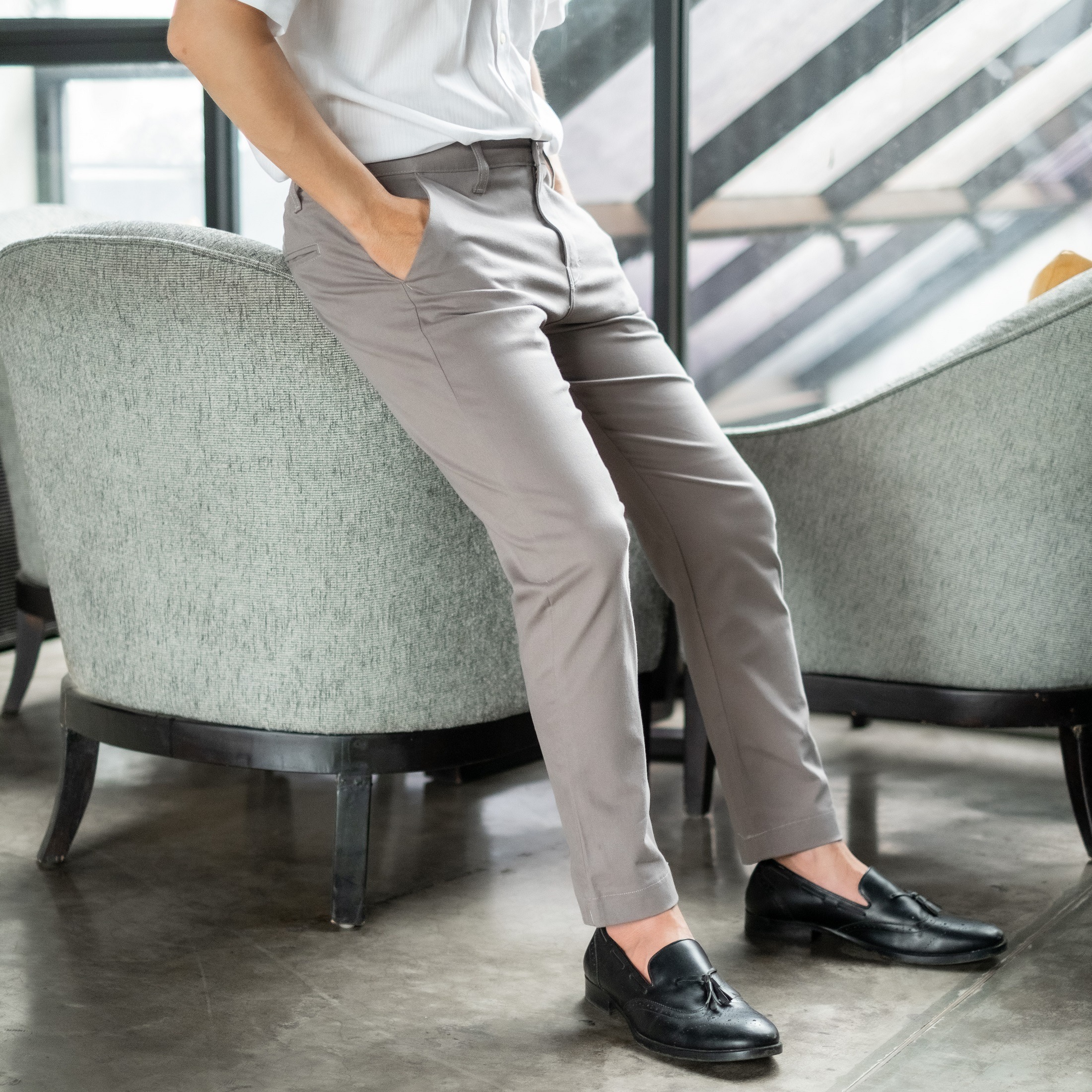 Celana Nerro Ankle Pants Pria