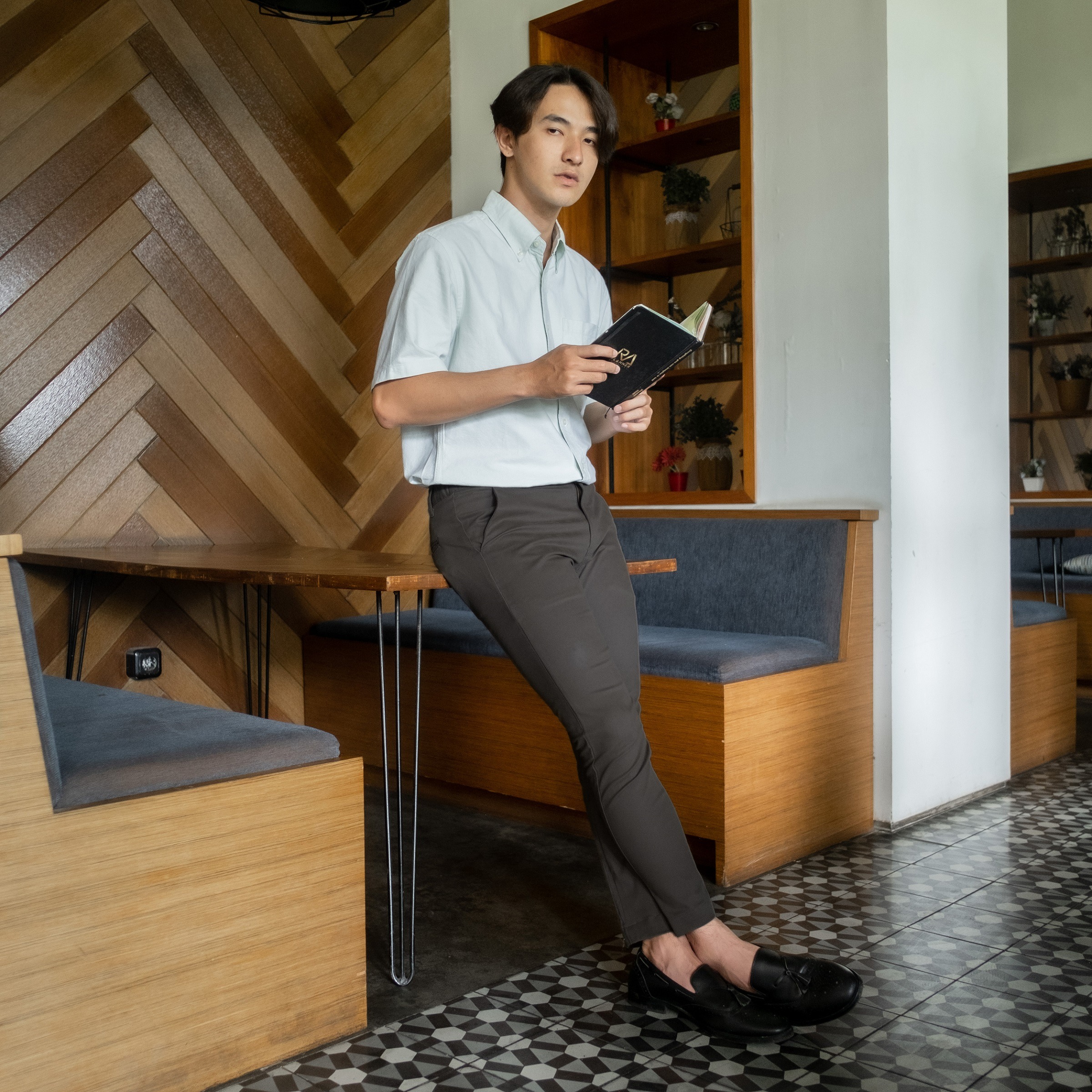Celana Nerro Ankle Pants Pria