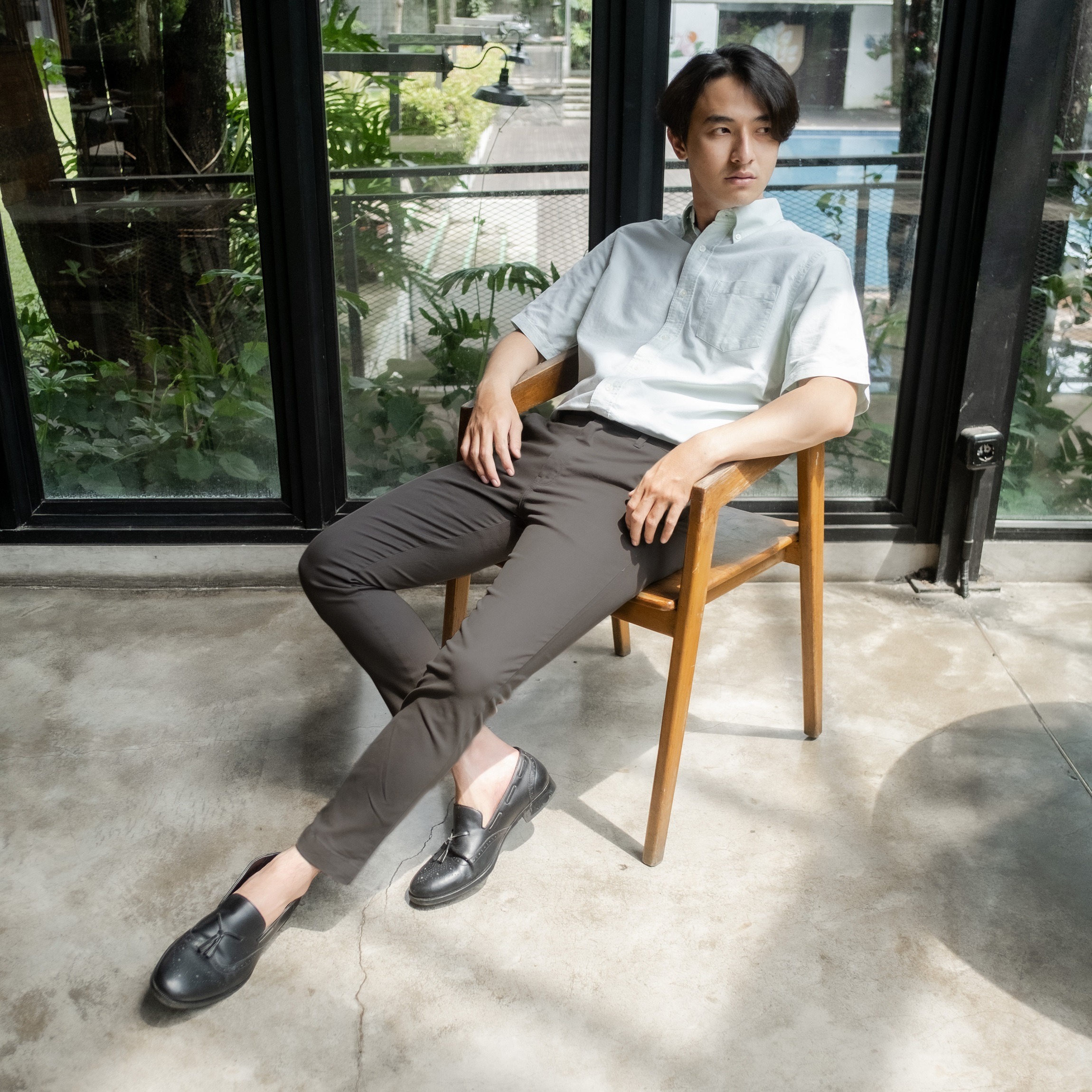 Celana Nerro Ankle Pants Pria