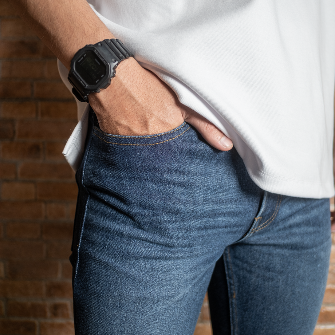 Celana Jeans Panjang Pria Ocean - Long Denim Pants