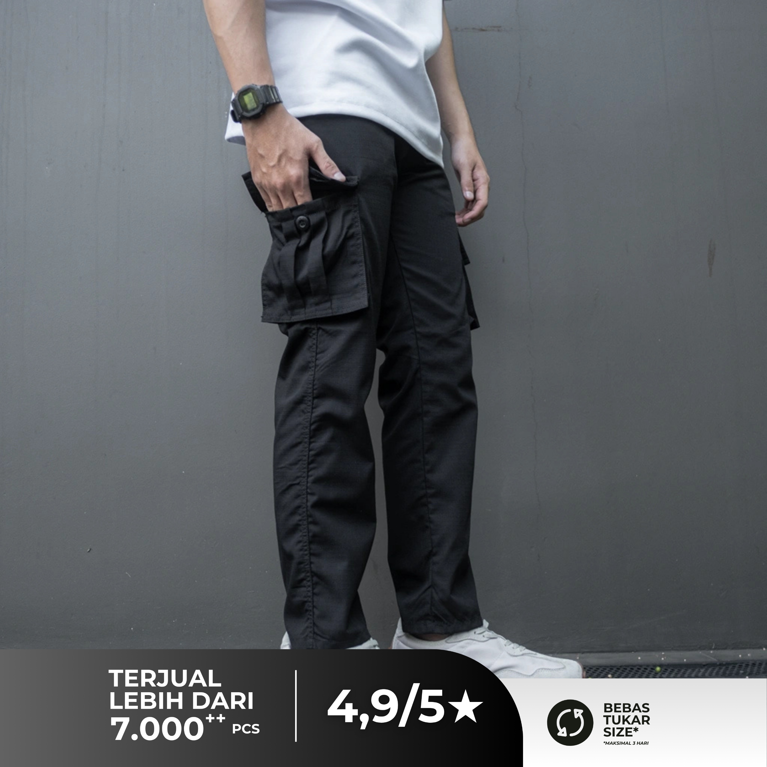 Celana Cargo Panjang Pria Walky - Long Cargo Pants