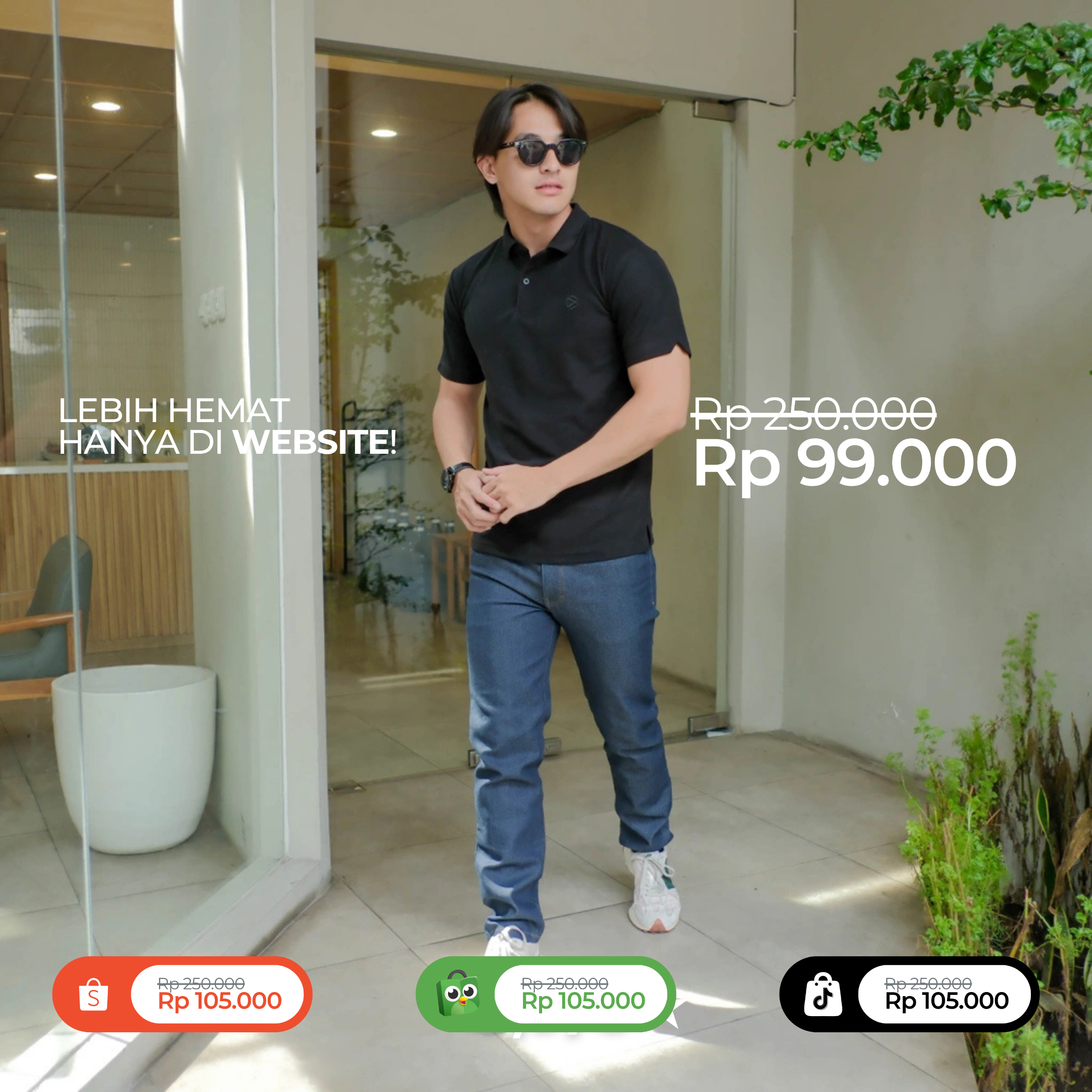 Polo Shirt Zenith - Baju Kerah Pria Lengan Pendek