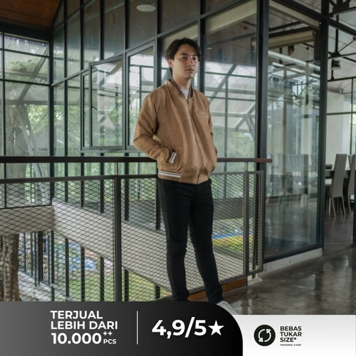 Image of Jaket Suede Prime Pria