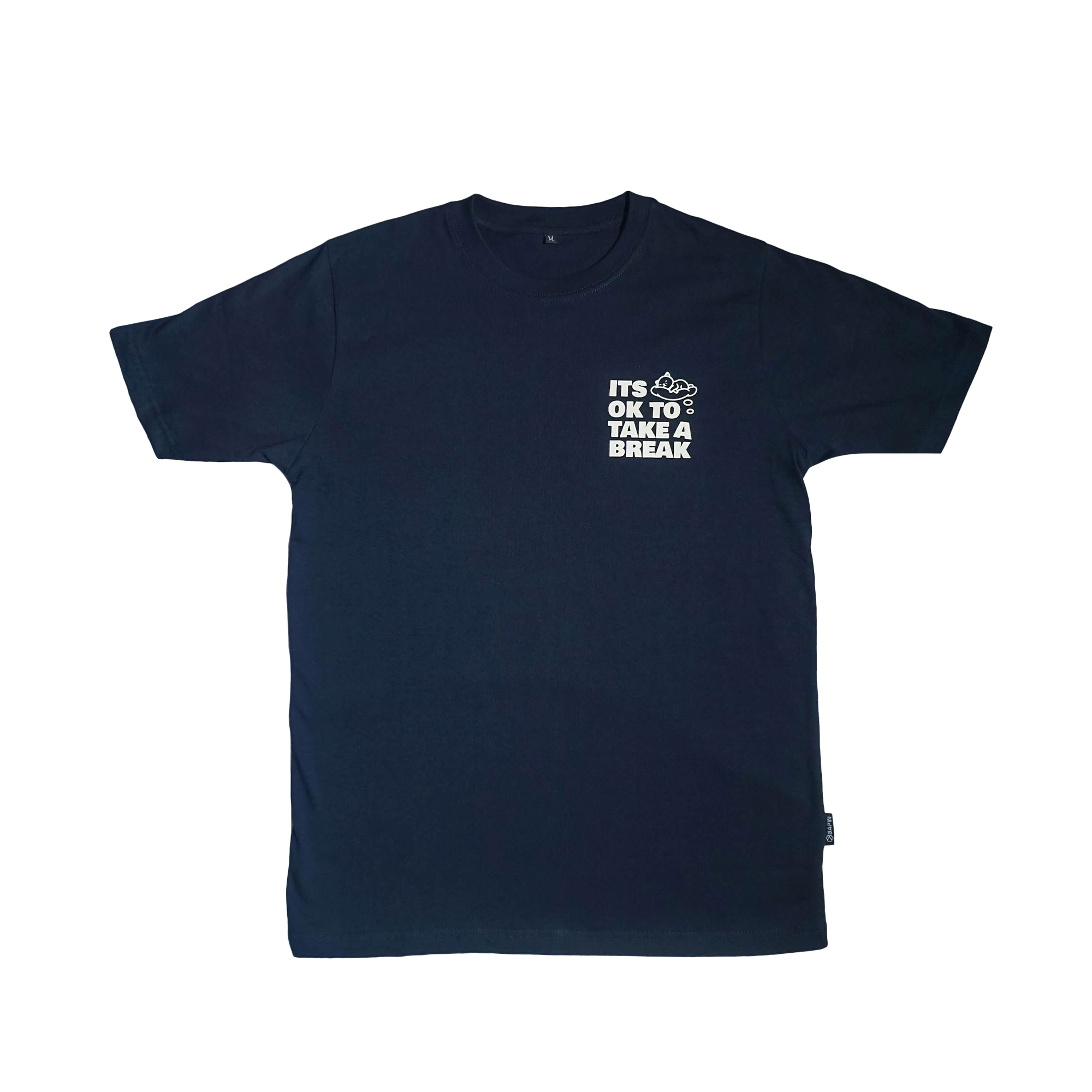 T-Shirt Its Ok to Take A Break Navy - Kaos Distro Pria Wanita Lengan Pendek