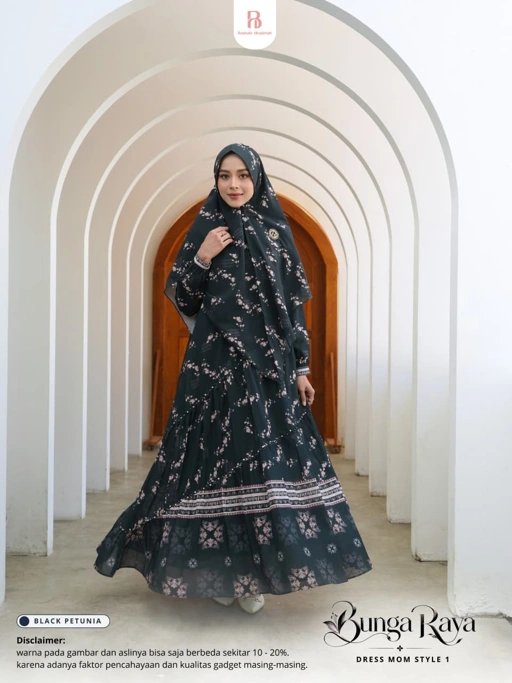 Sarimbit Bunga Raya - DRESS MOM STYLE 1