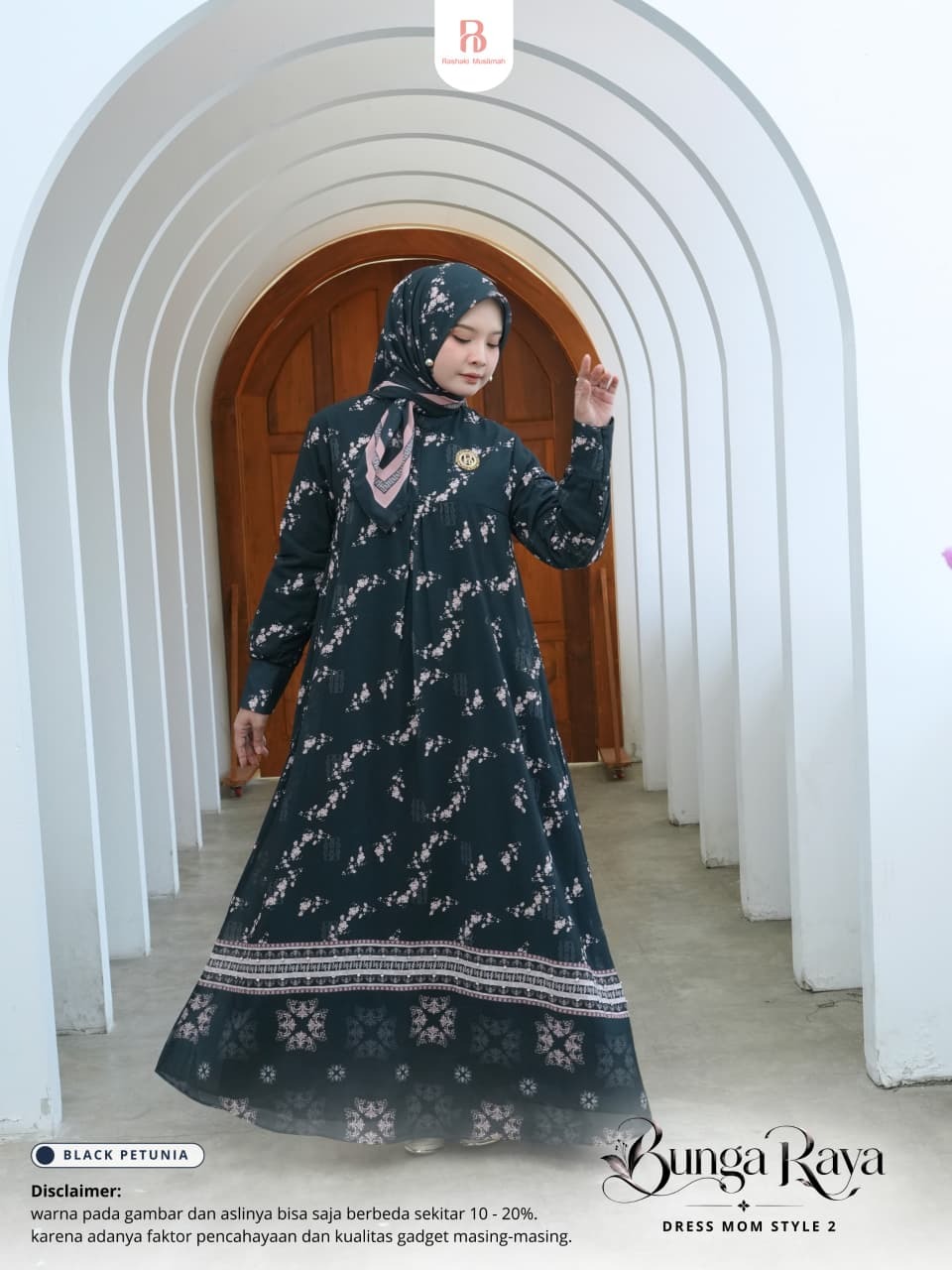 Sarimbit Bunga Raya - DRESS MOM STLE 2