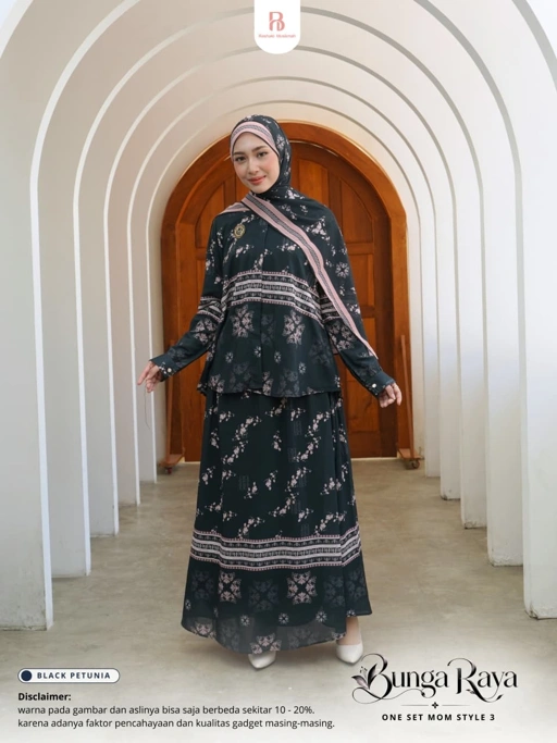 Sarimbit Bunga Raya - Oneset Mom Style 3