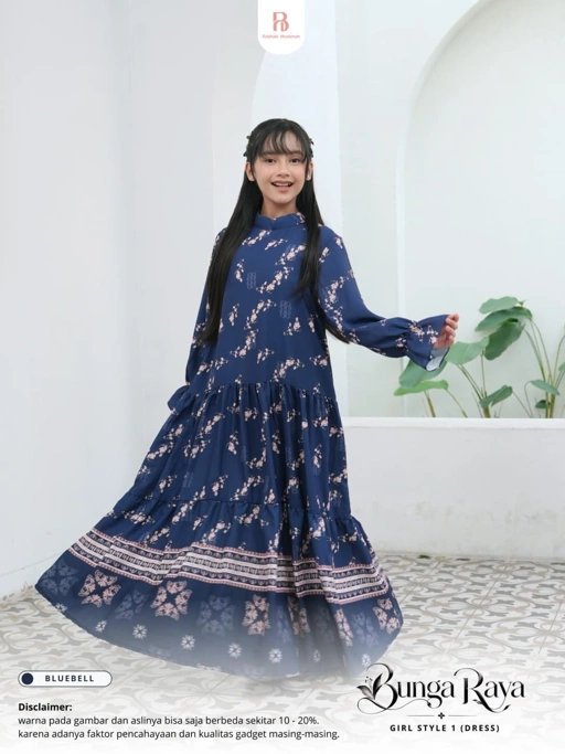 Sarimbit Bunga raya - DRESS GIRL STYLE 1