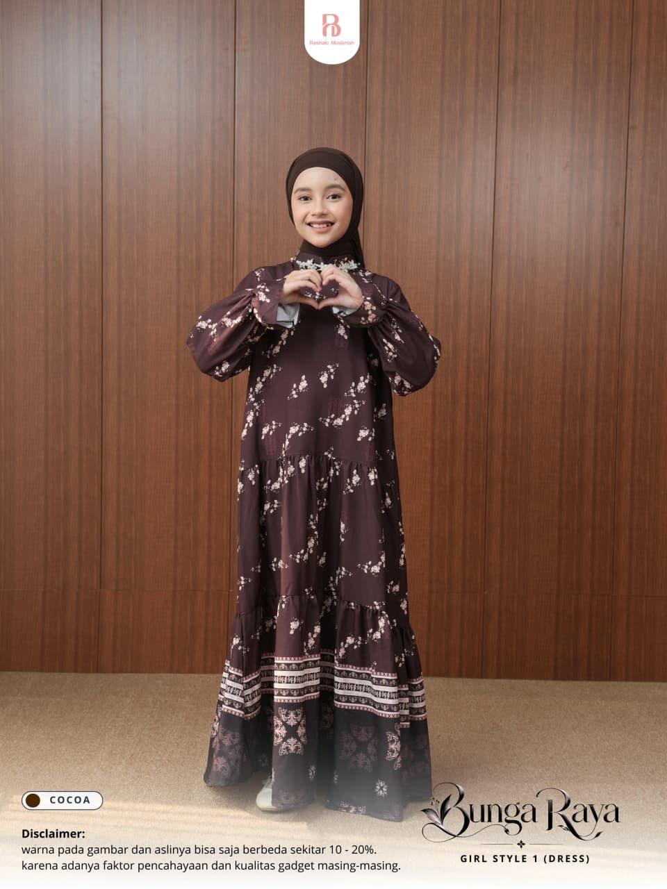 Sarimbit Bunga raya - DRESS GIRL STYLE 1