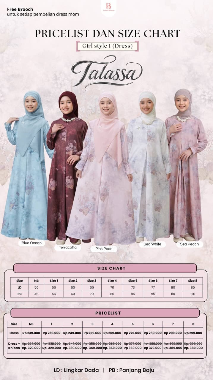 Sarimbit Talassa - GIRL SYLE 1 ( DRESS)