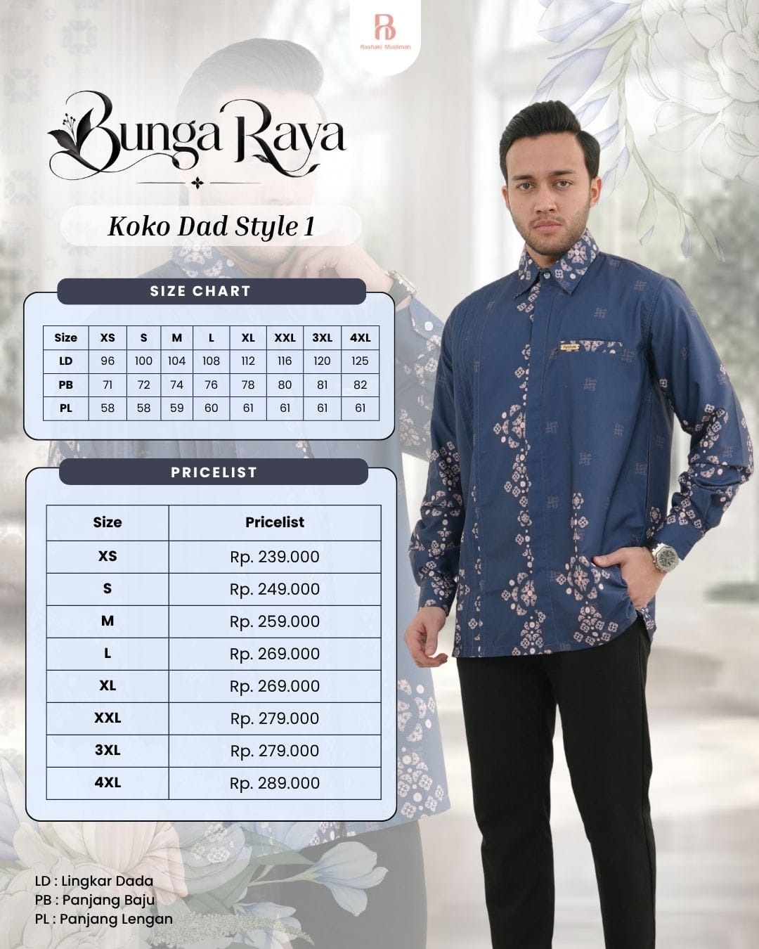 Sarimbit Bunga Raya - KOKO DAD STYLE 1