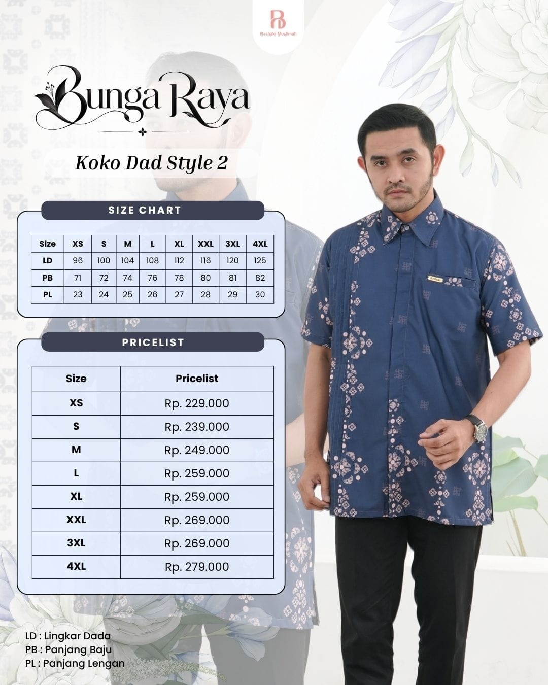 Sarimbit Bunga Raya - KOKO DAD STYLE 2