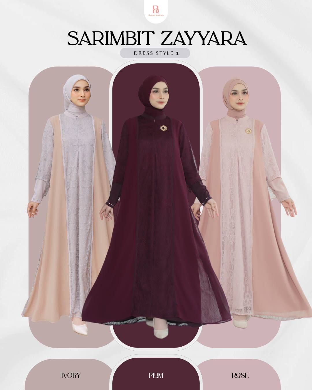 DRESS MOM STYLE 1 | SARIMBIT ZAYYARA