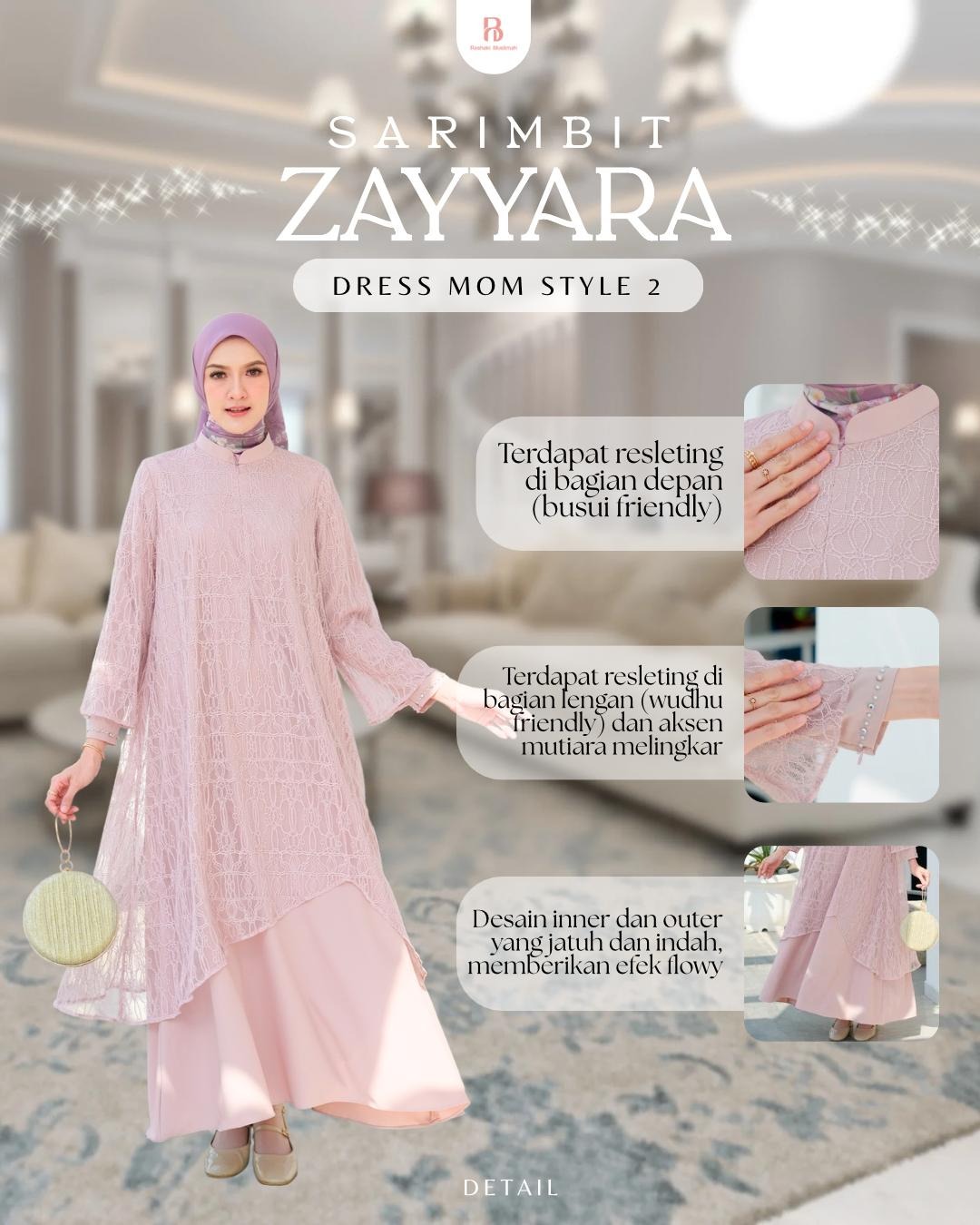 DRESS MOM STYLE 2 | SARIMBIT ZAYYARA