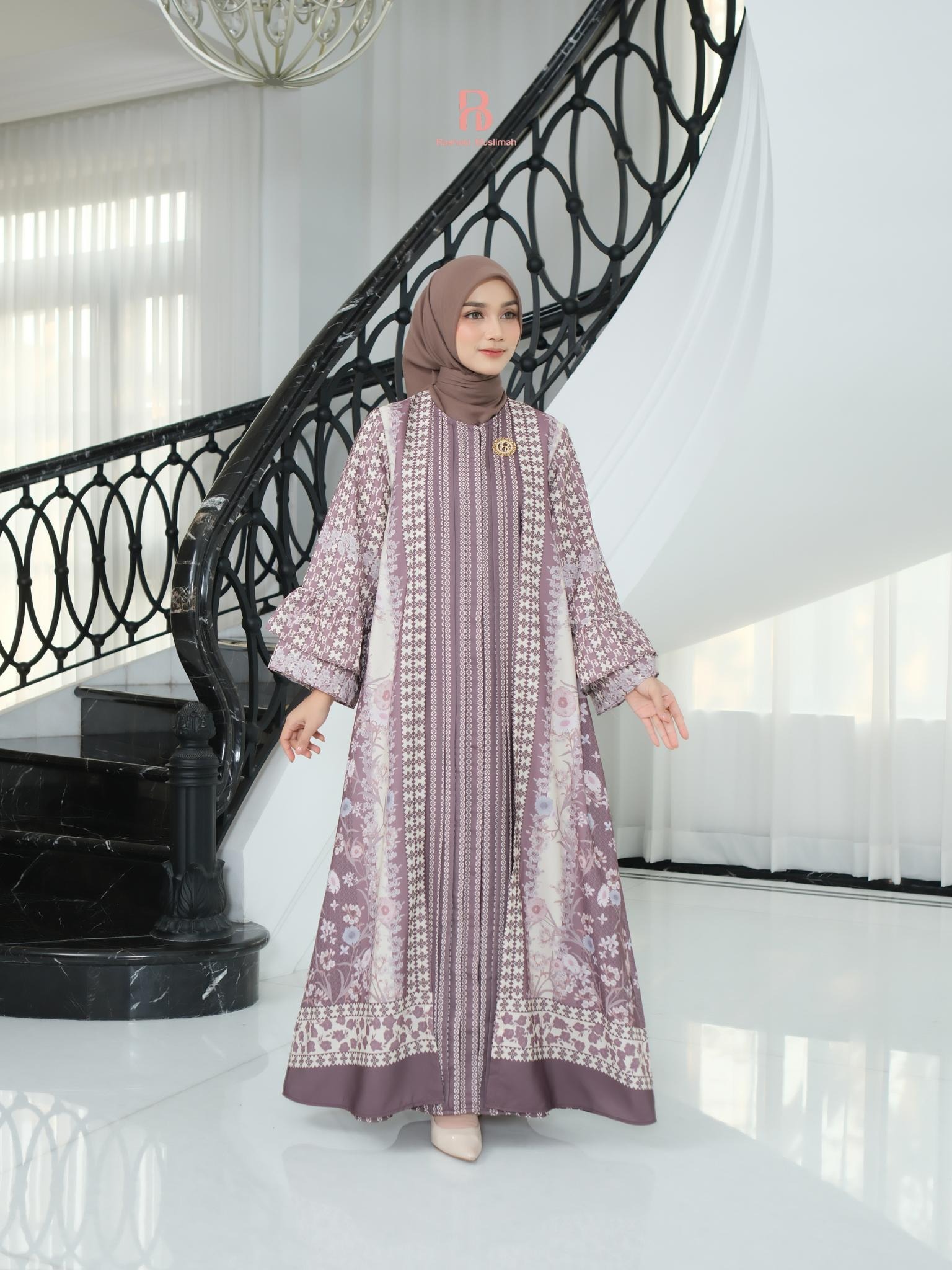 NUANSA RAYA - DRESS MOM STYLE 1 SET INNER OUTER