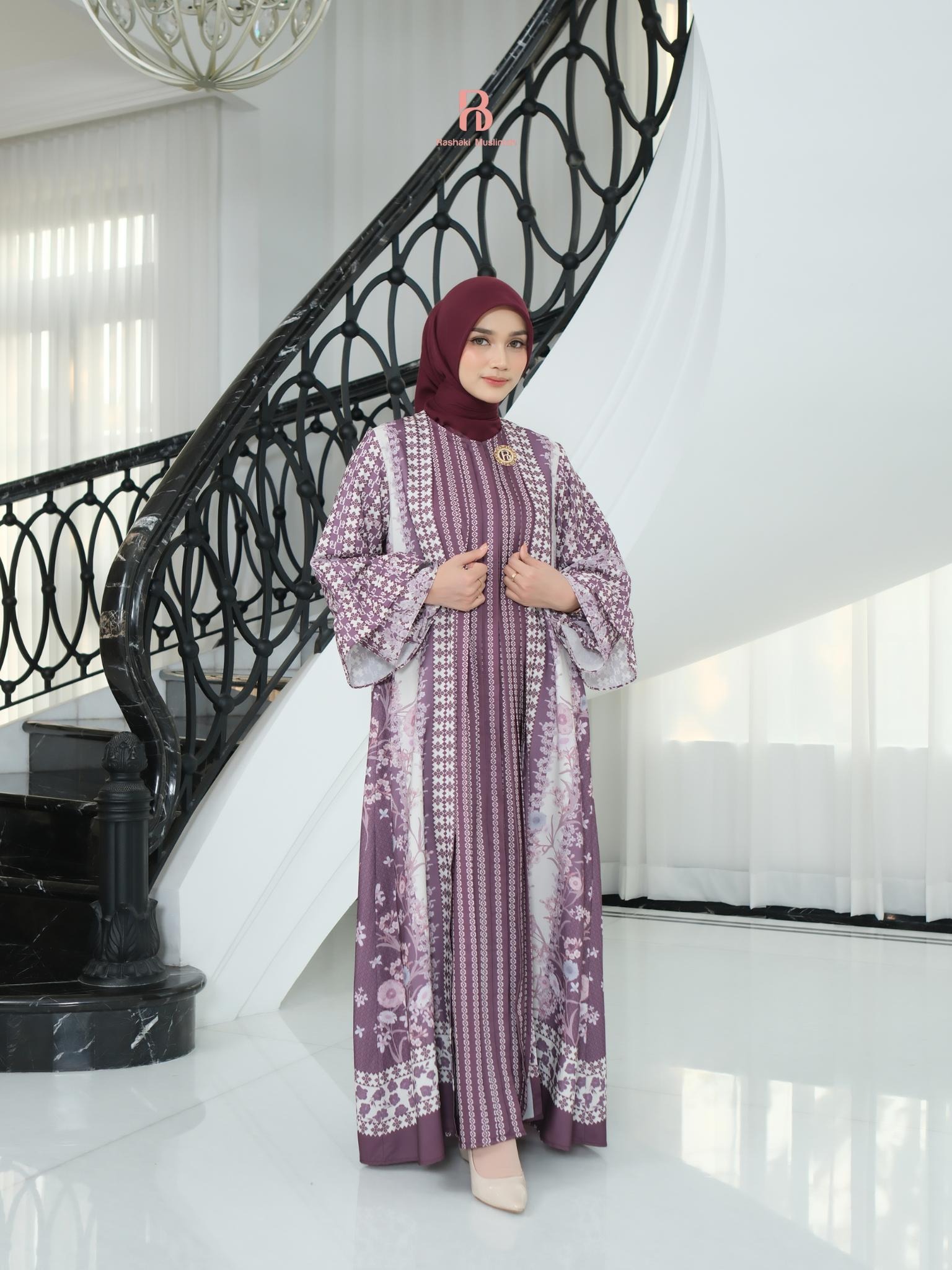 NUANSA RAYA - DRESS MOM STYLE 1 SET INNER OUTER