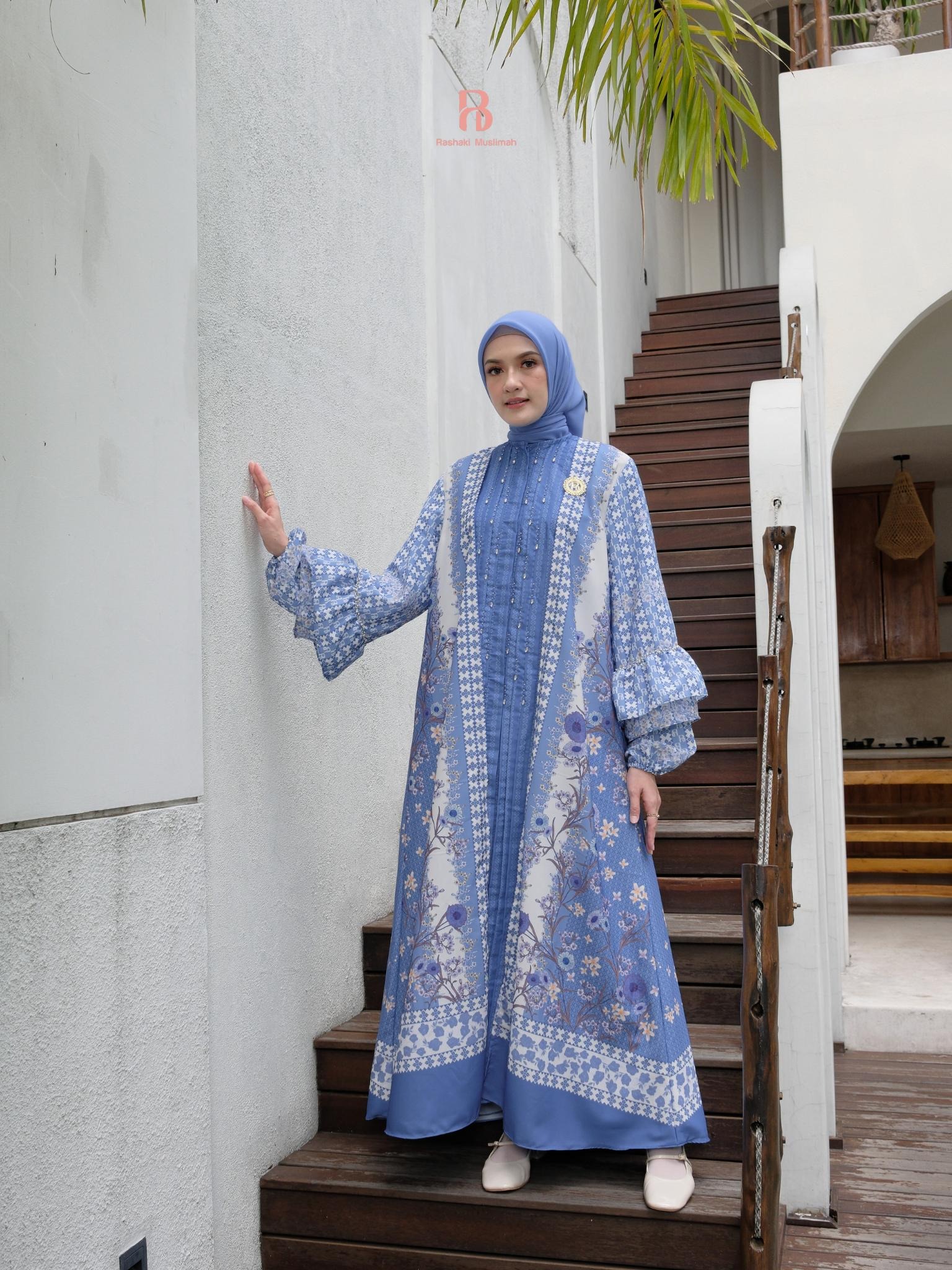 NUANSA RAYA - DRESS MOM STYLE 1 SET INNER OUTER