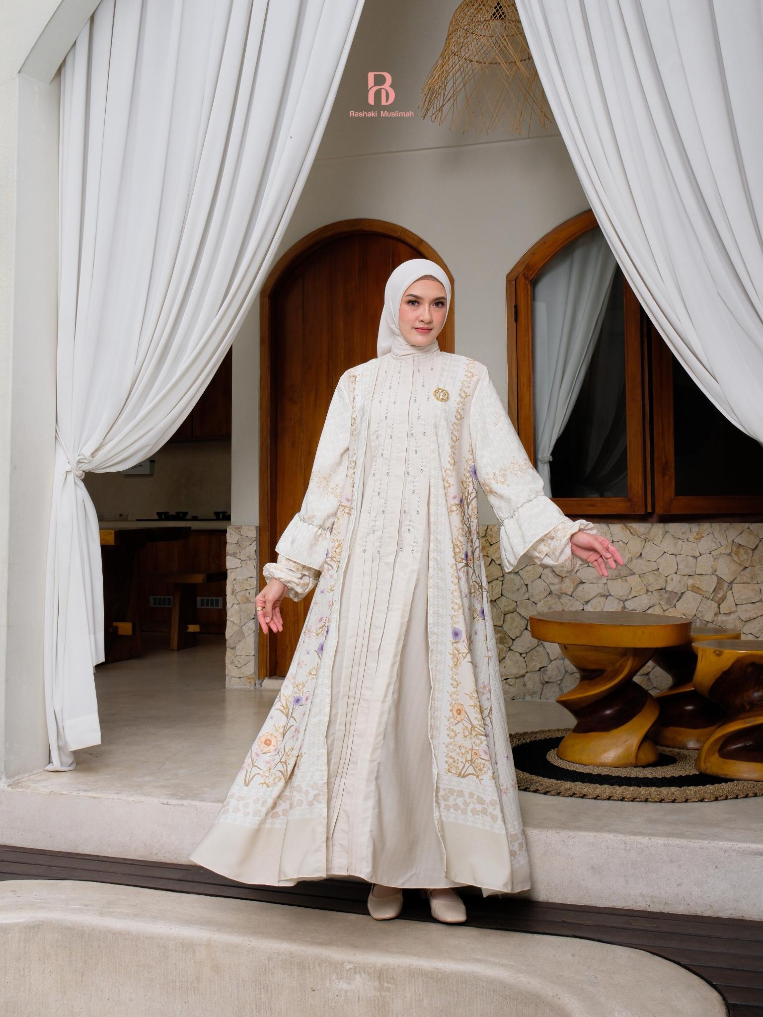 NUANSA RAYA - DRESS MOM STYLE 1 SET INNER OUTER