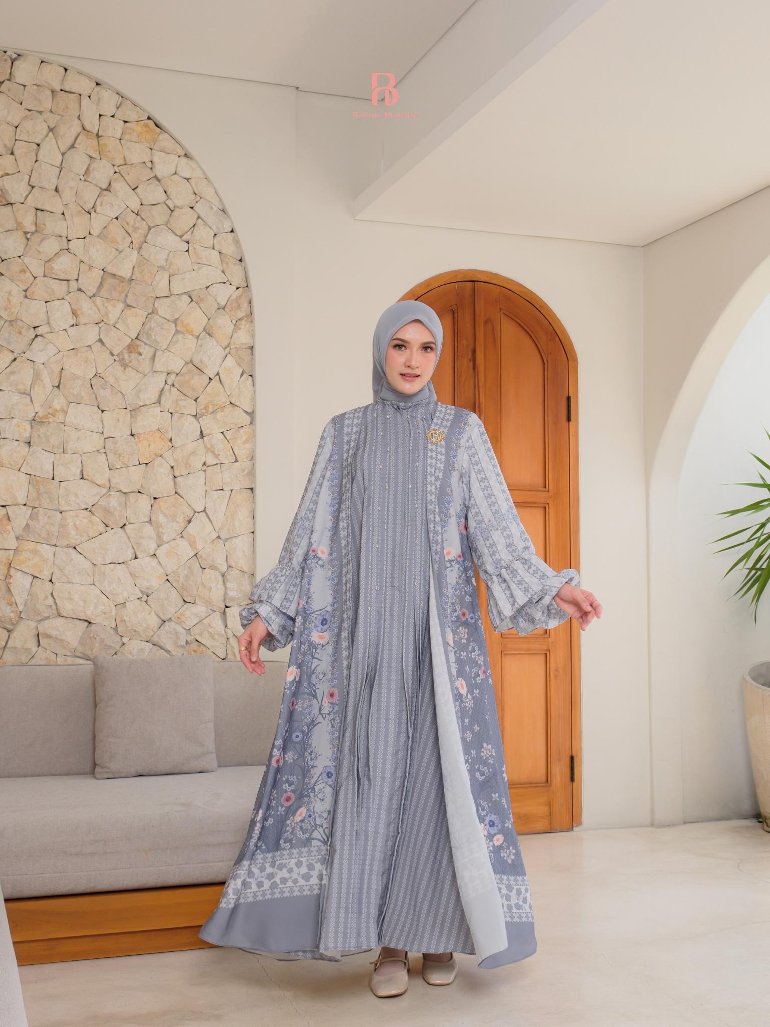NUANSA RAYA - DRESS MOM STYLE 1 SET INNER OUTER