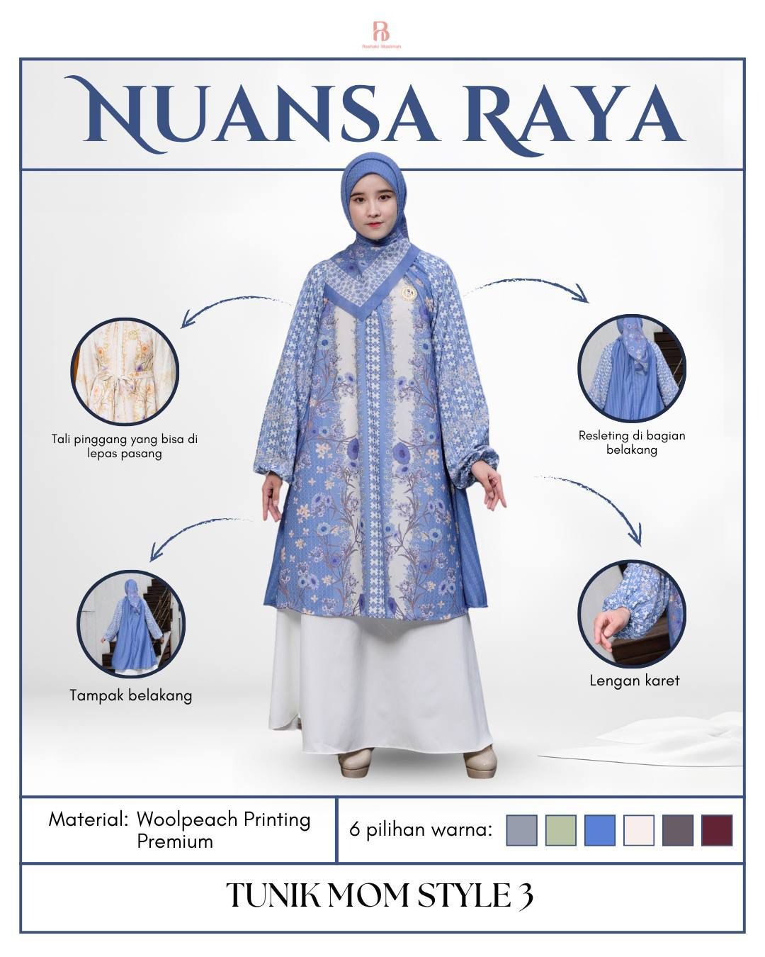 SARIMBIT NUANSA RAYA - DRESS MOM STYLE 3 (TUNIK)