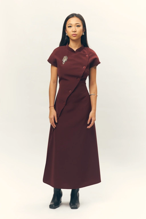 Image of  Beskap Dress in Wool 