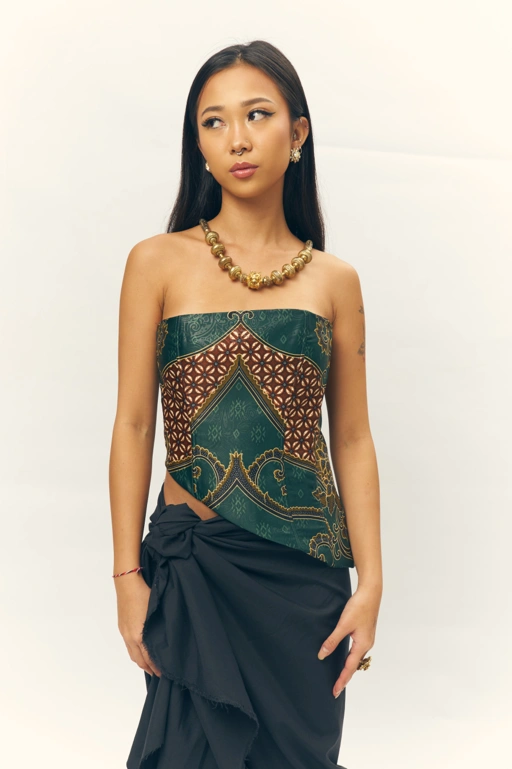 Image of Batik Corset (Cap) 