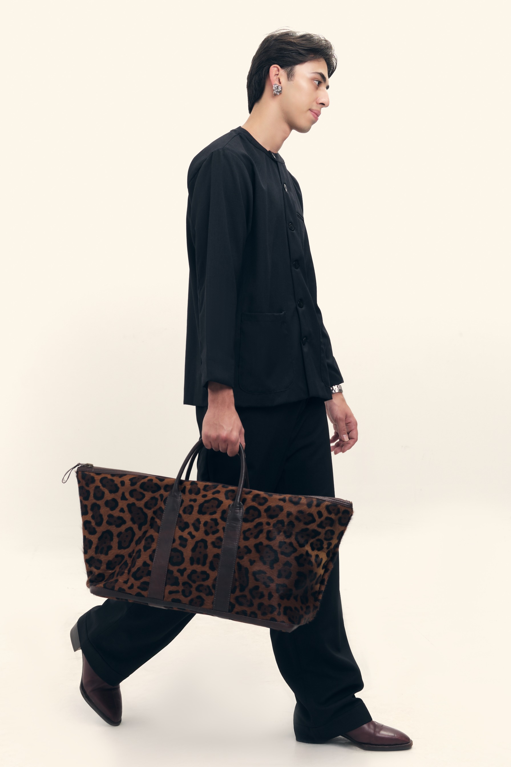 Nawa Leopard Print Bag