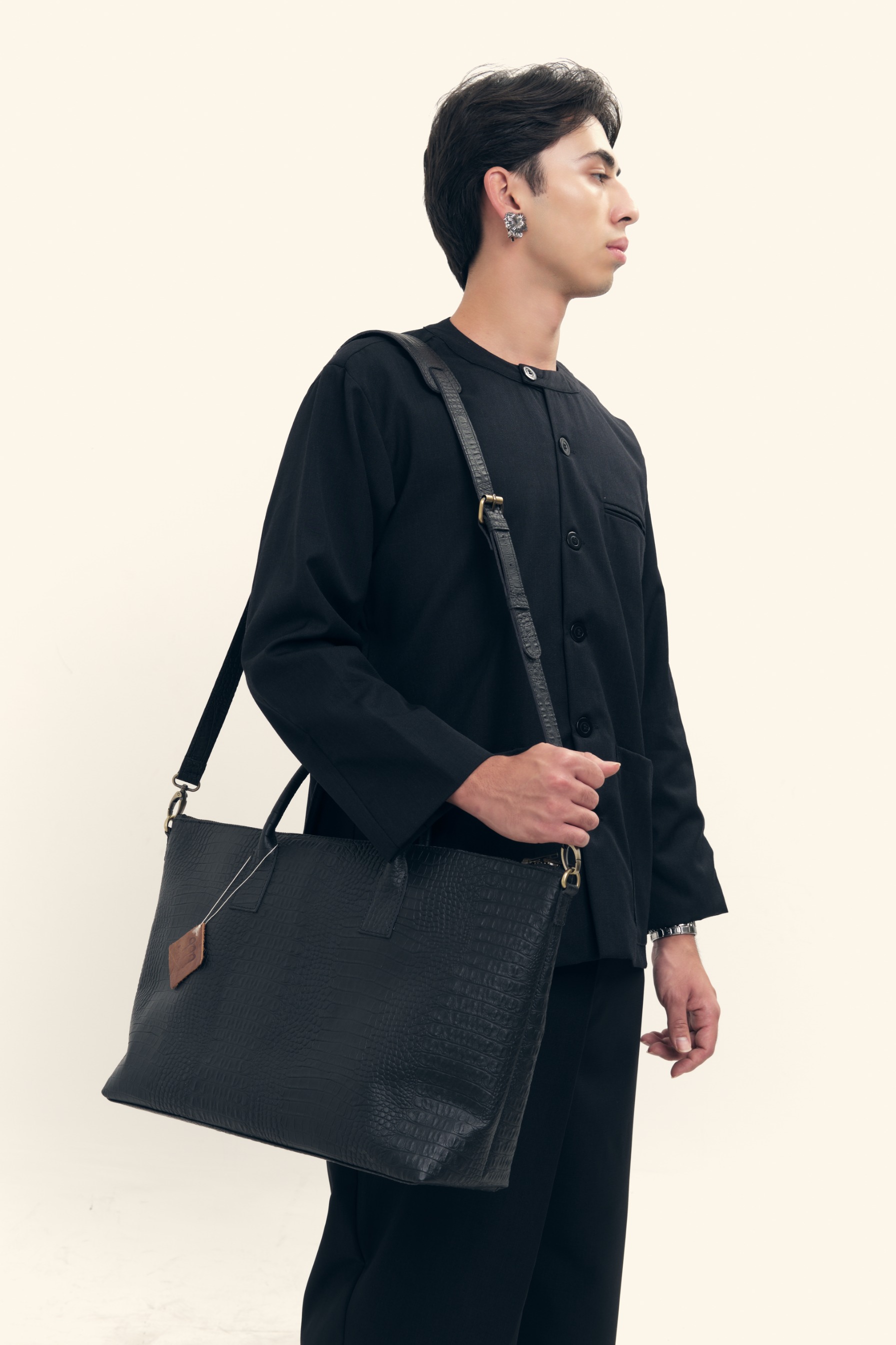 Nawa Croc Skin Bag 