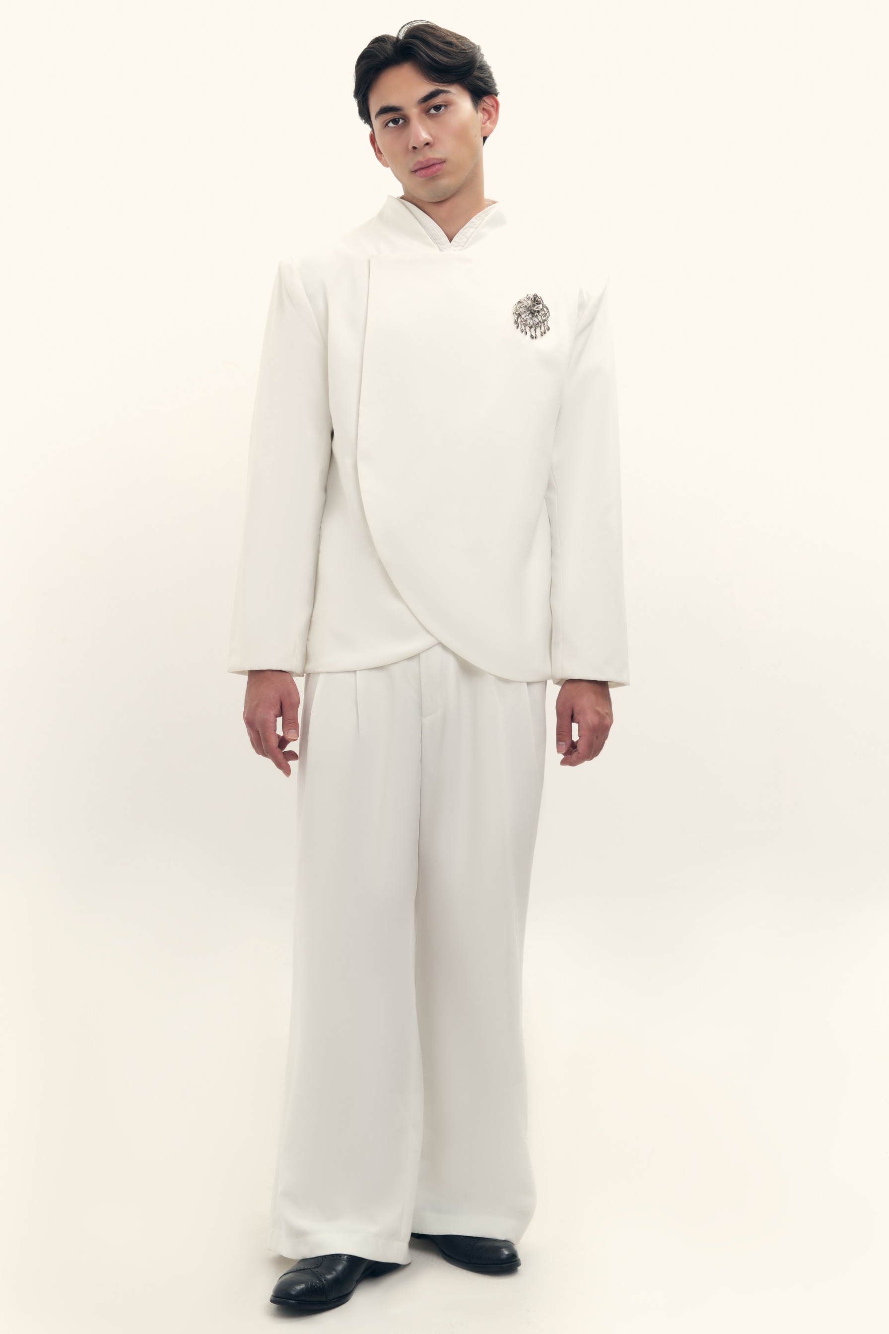    Loose Trousers in Wool 