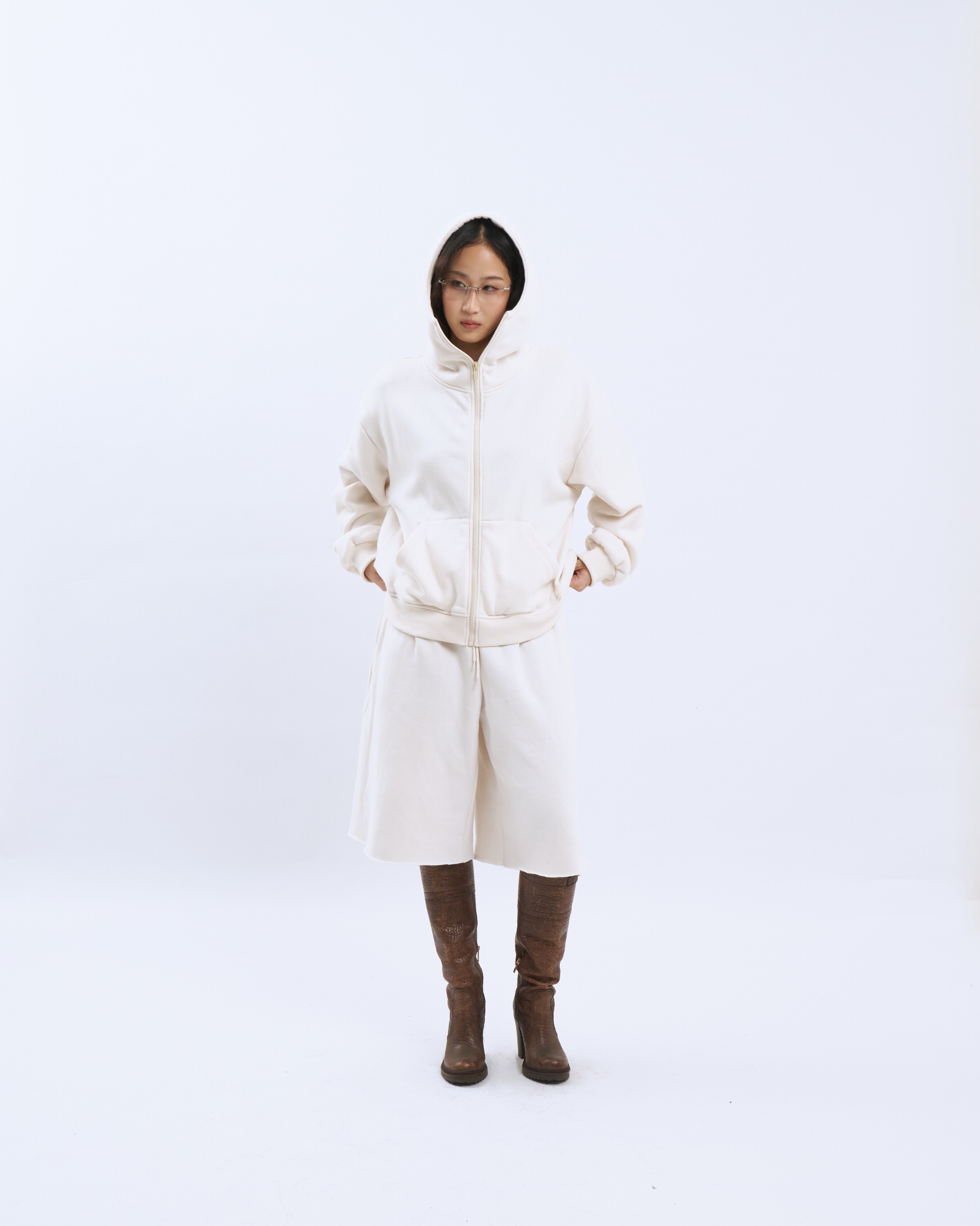 Nol Women's  Zip Up Hoodie