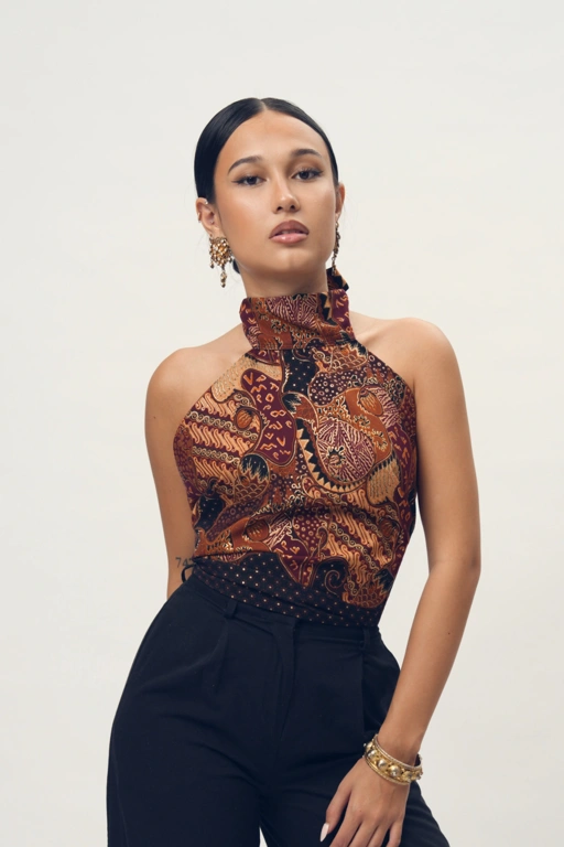 Image of Halter Batik Top 
