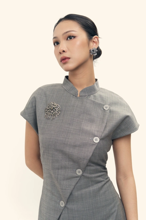 Image of    Beskap Dress in Wool 