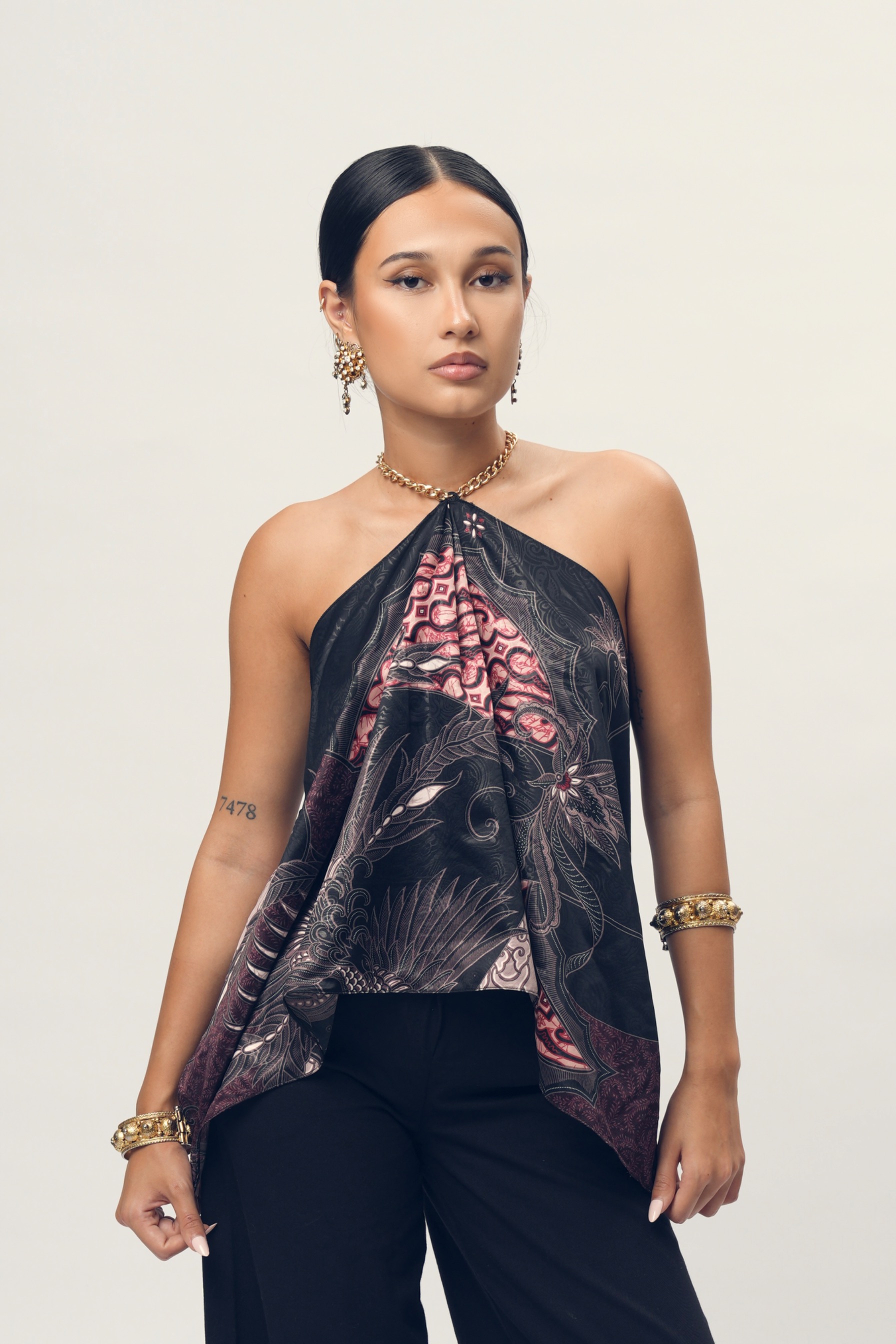 Batik Chained Top