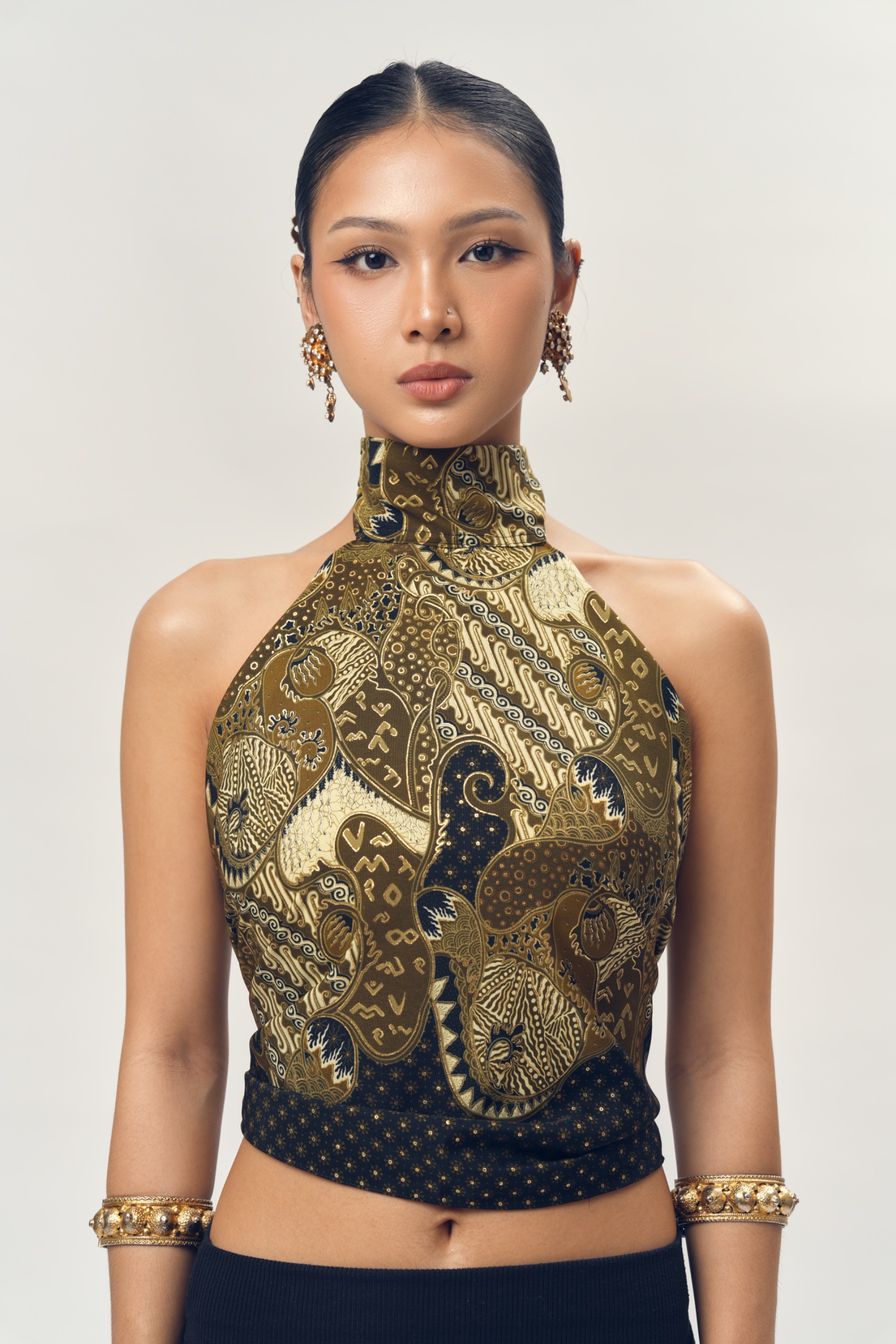 Halter Batik Top