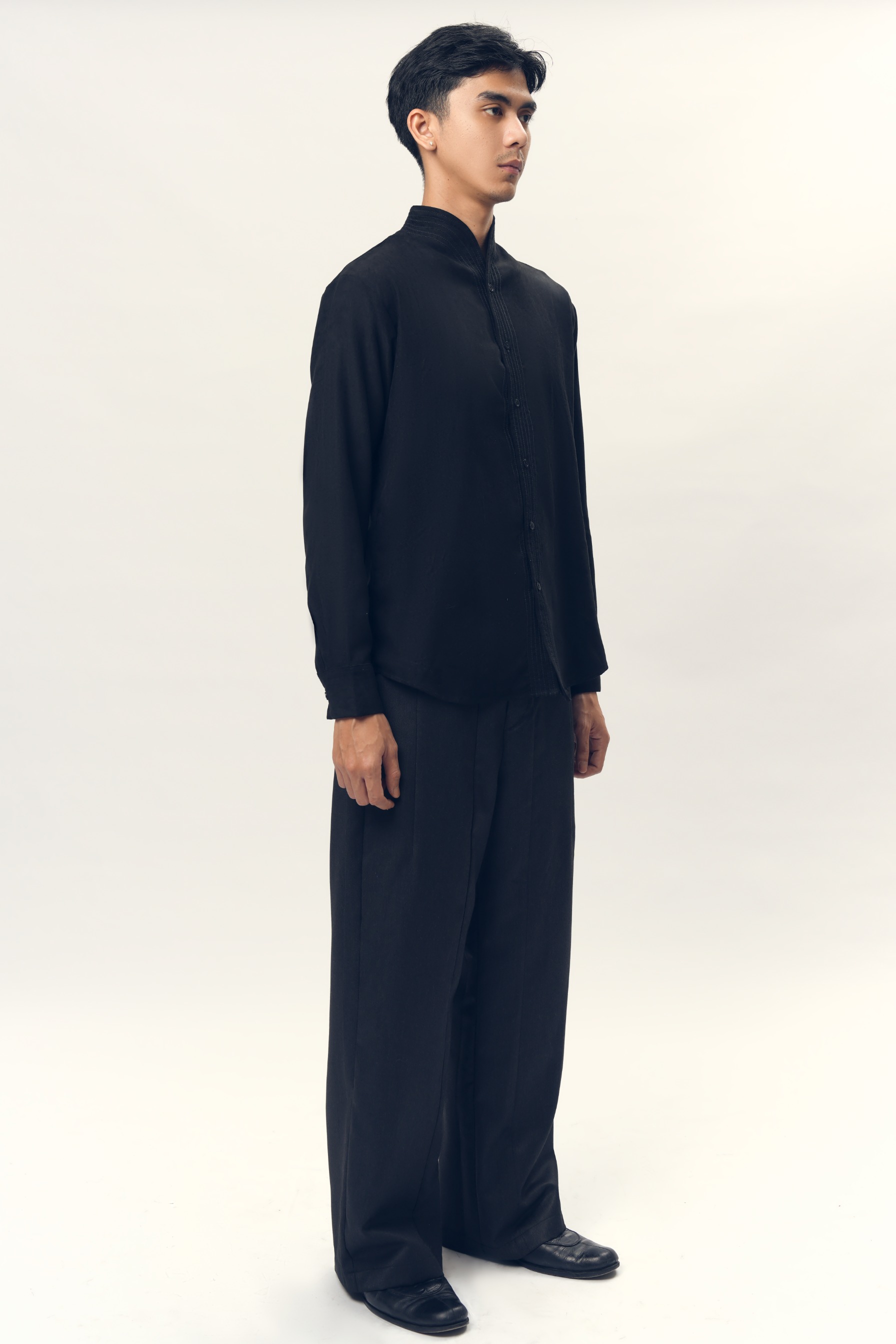 Chain Stitched Shirt in Linen
