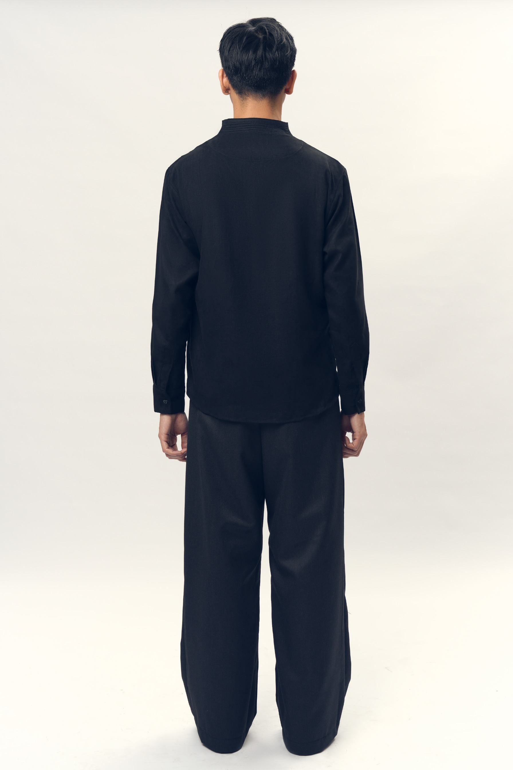 Chain Stitched Shirt in Linen