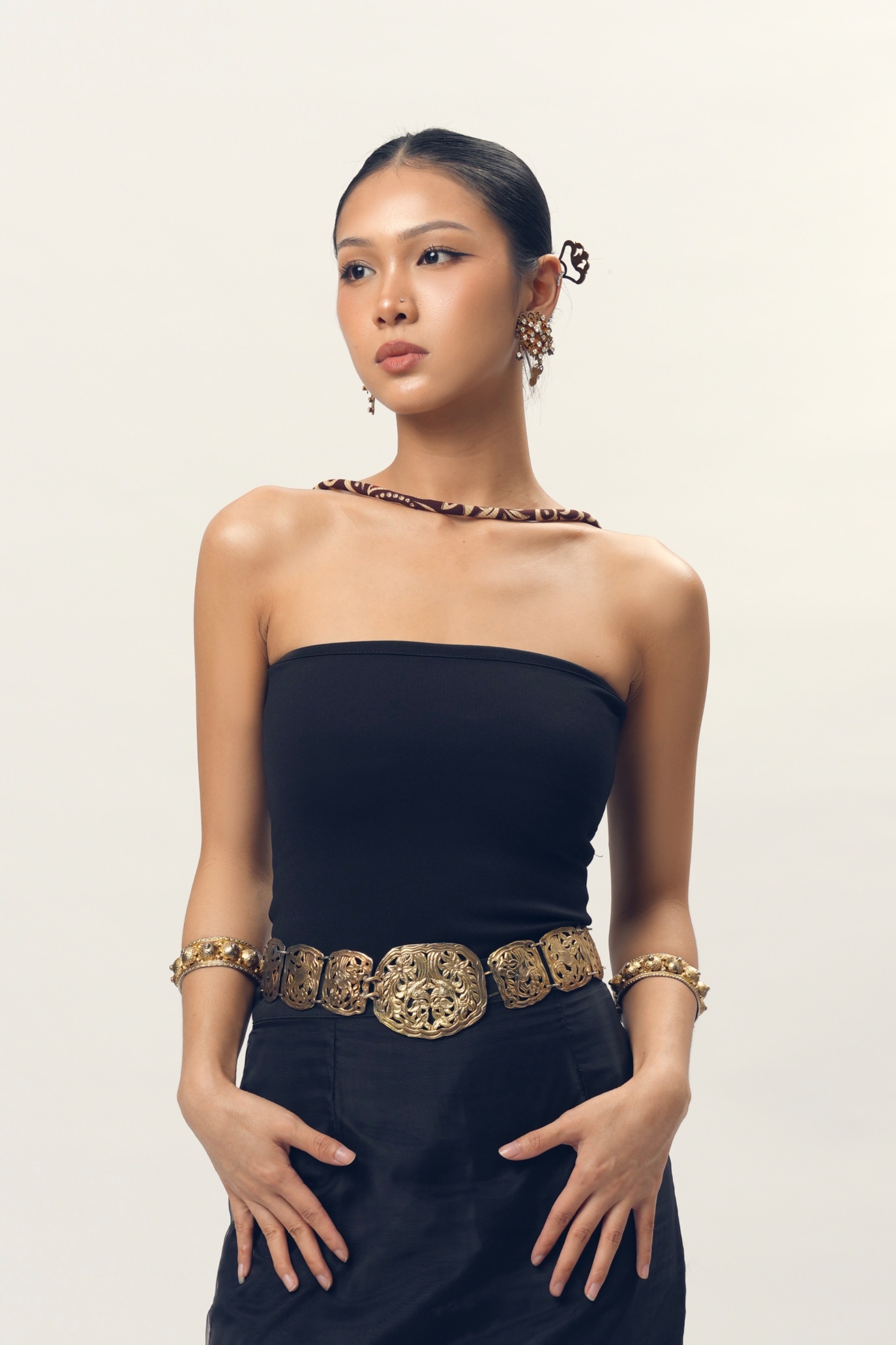Tube Batik Neck Top