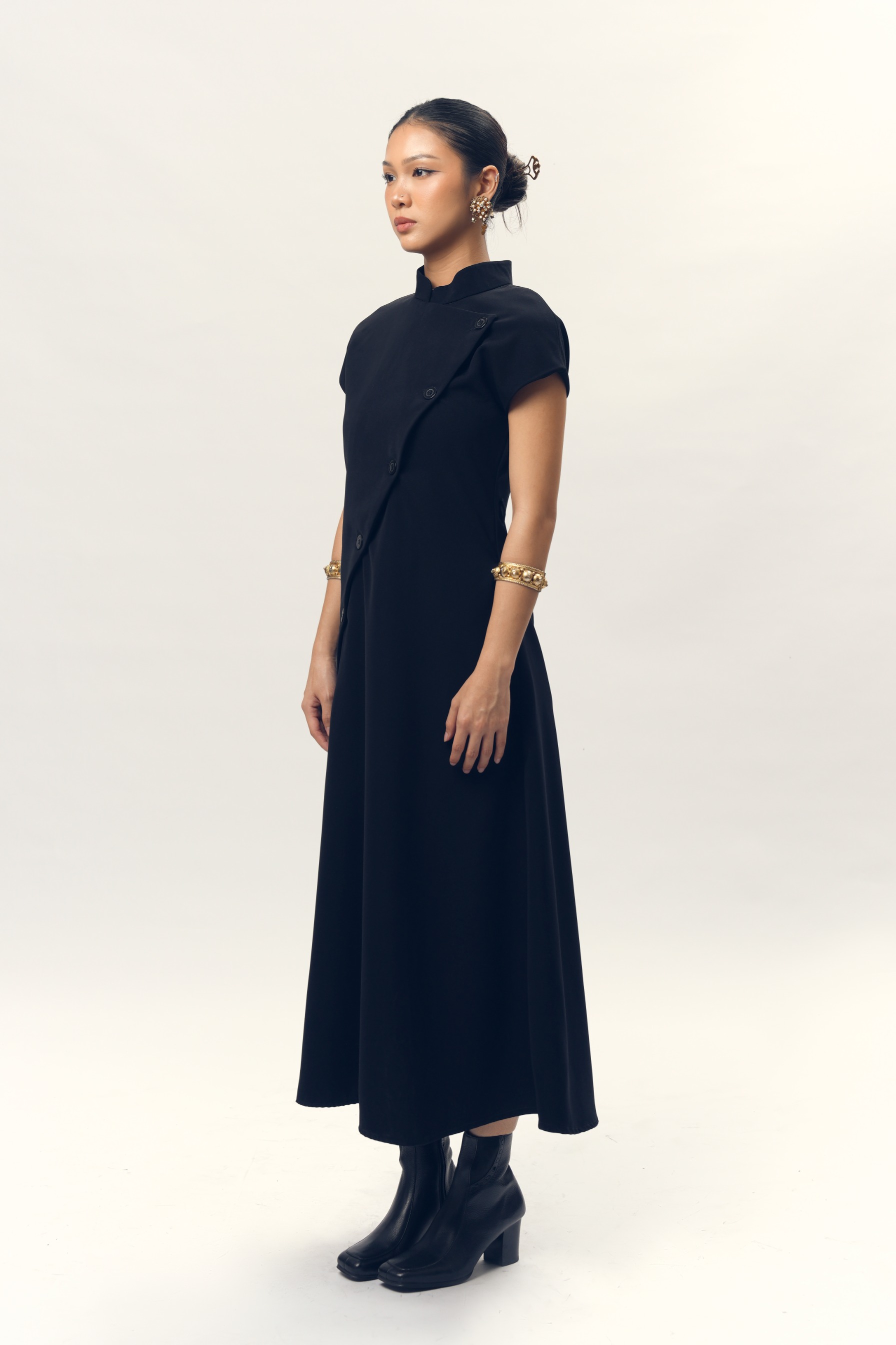 Beskap Dress in Wool