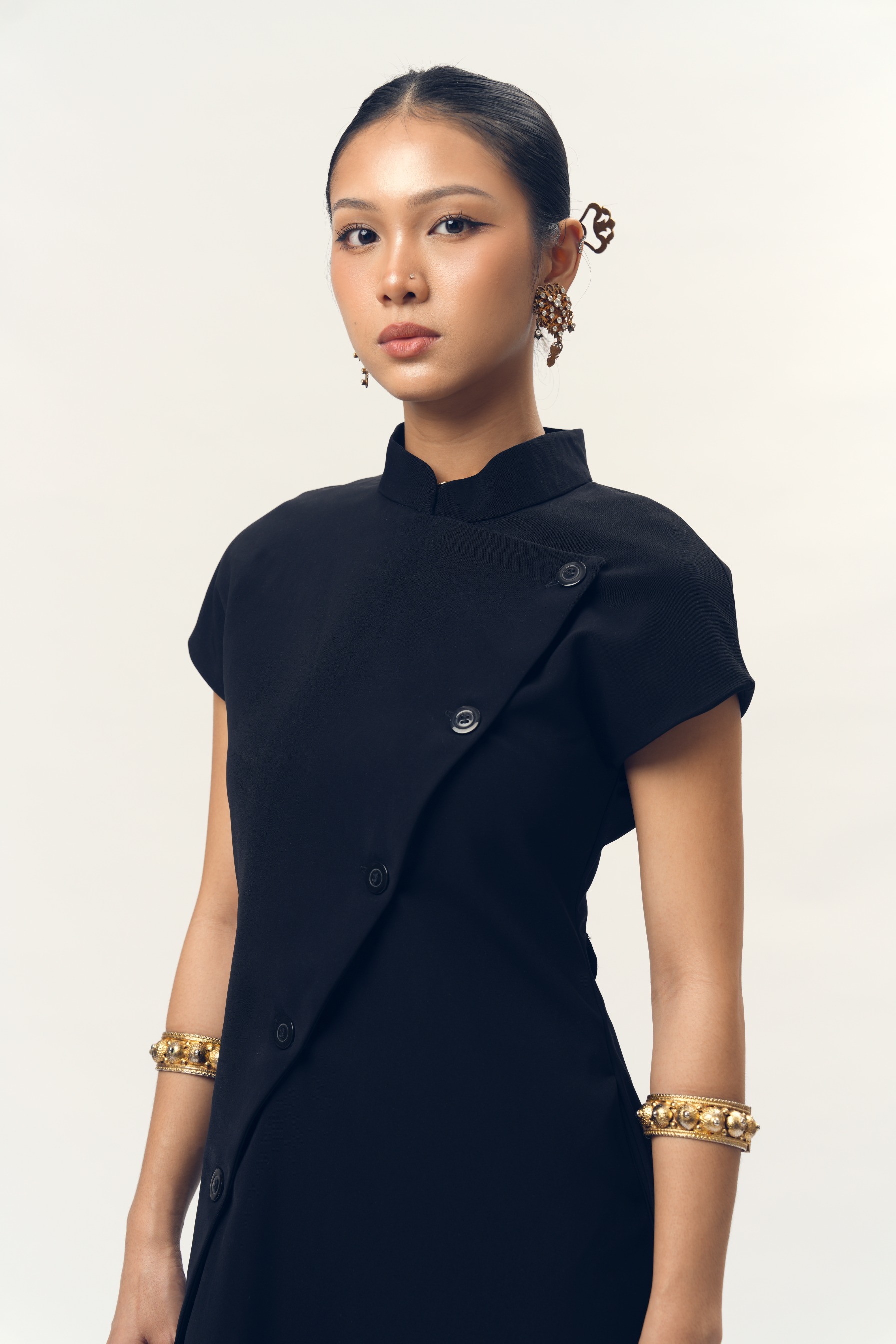 Beskap Dress in Wool