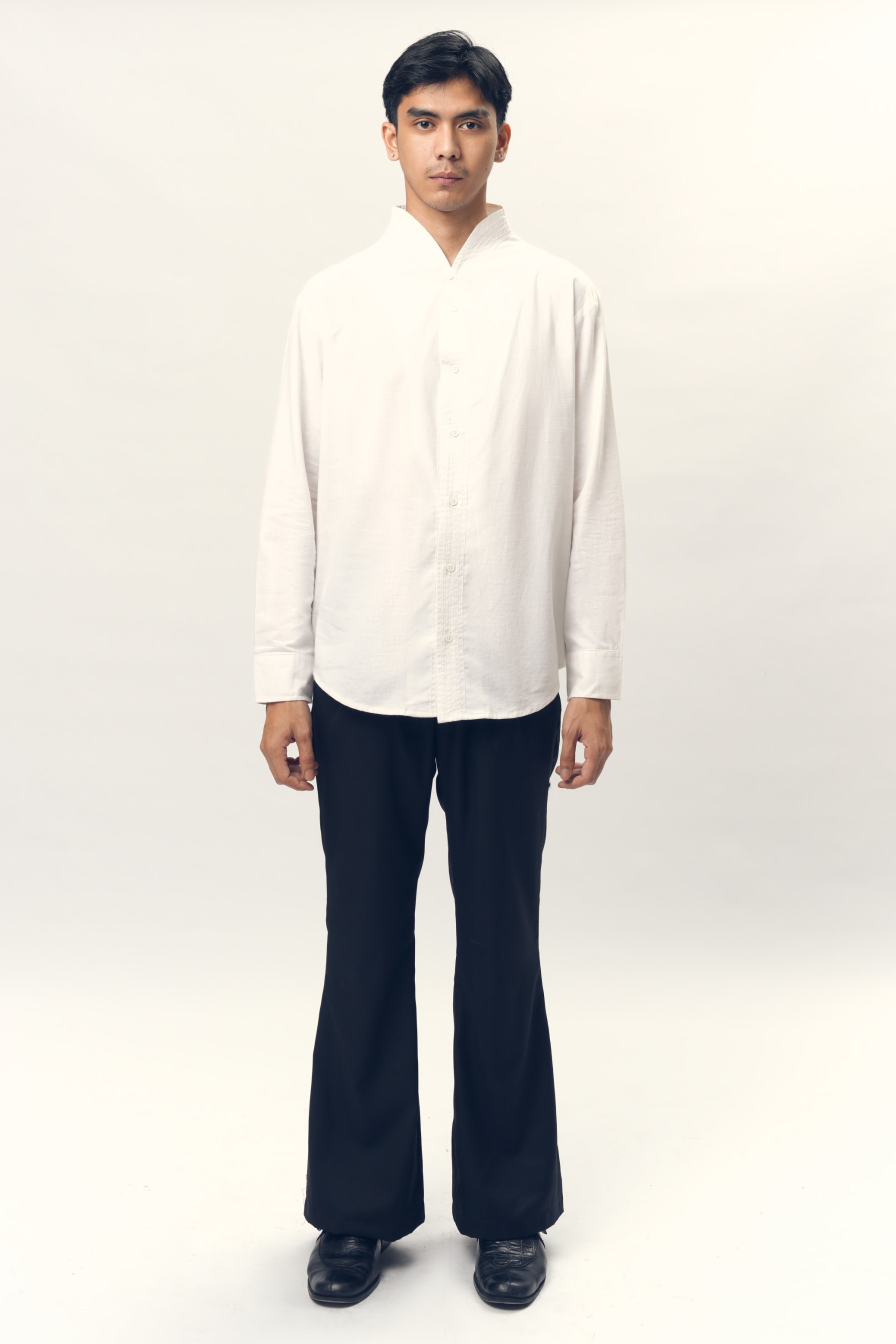 Chain Stitched Shirt in Linen 