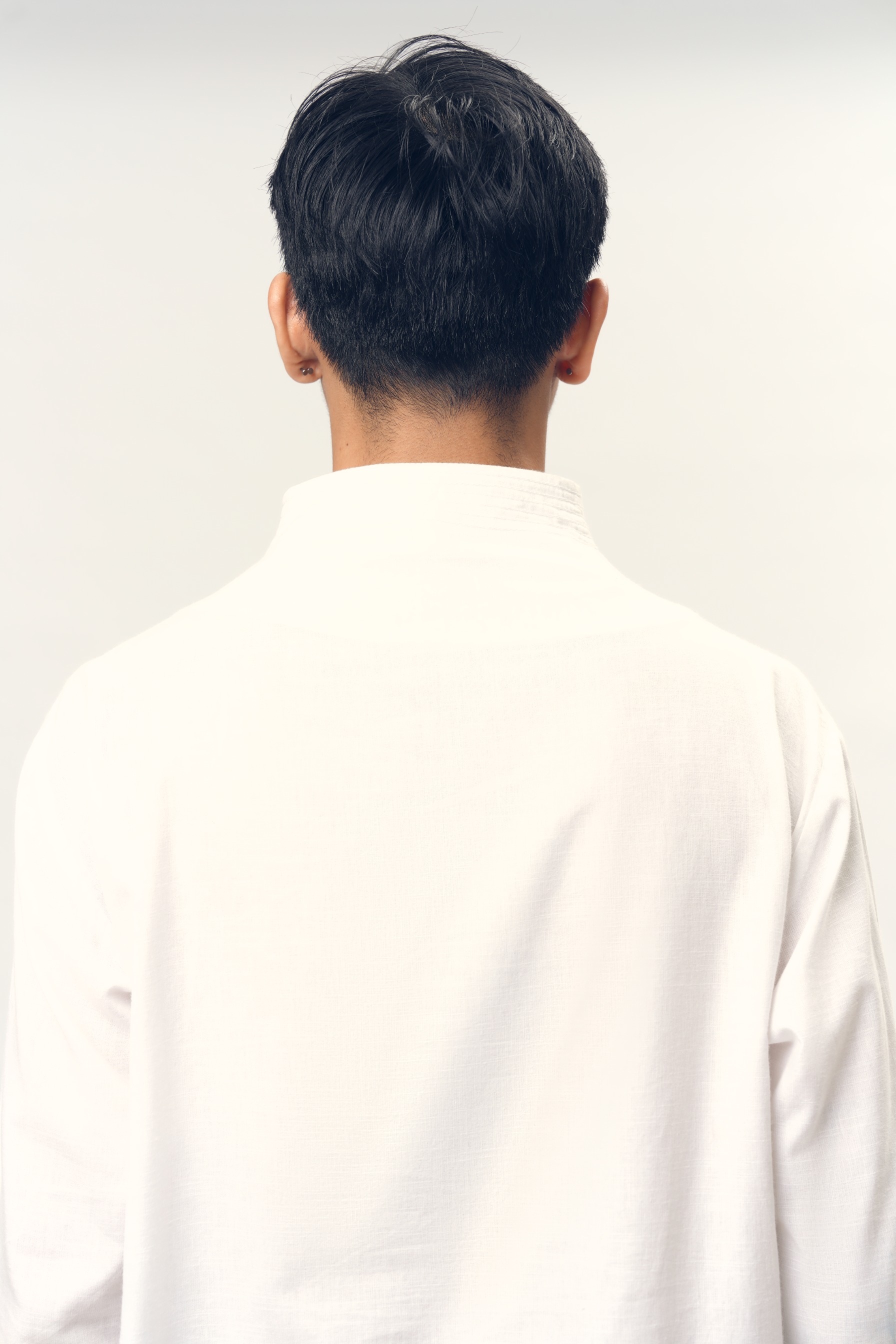 Chain Stitched Shirt in Linen