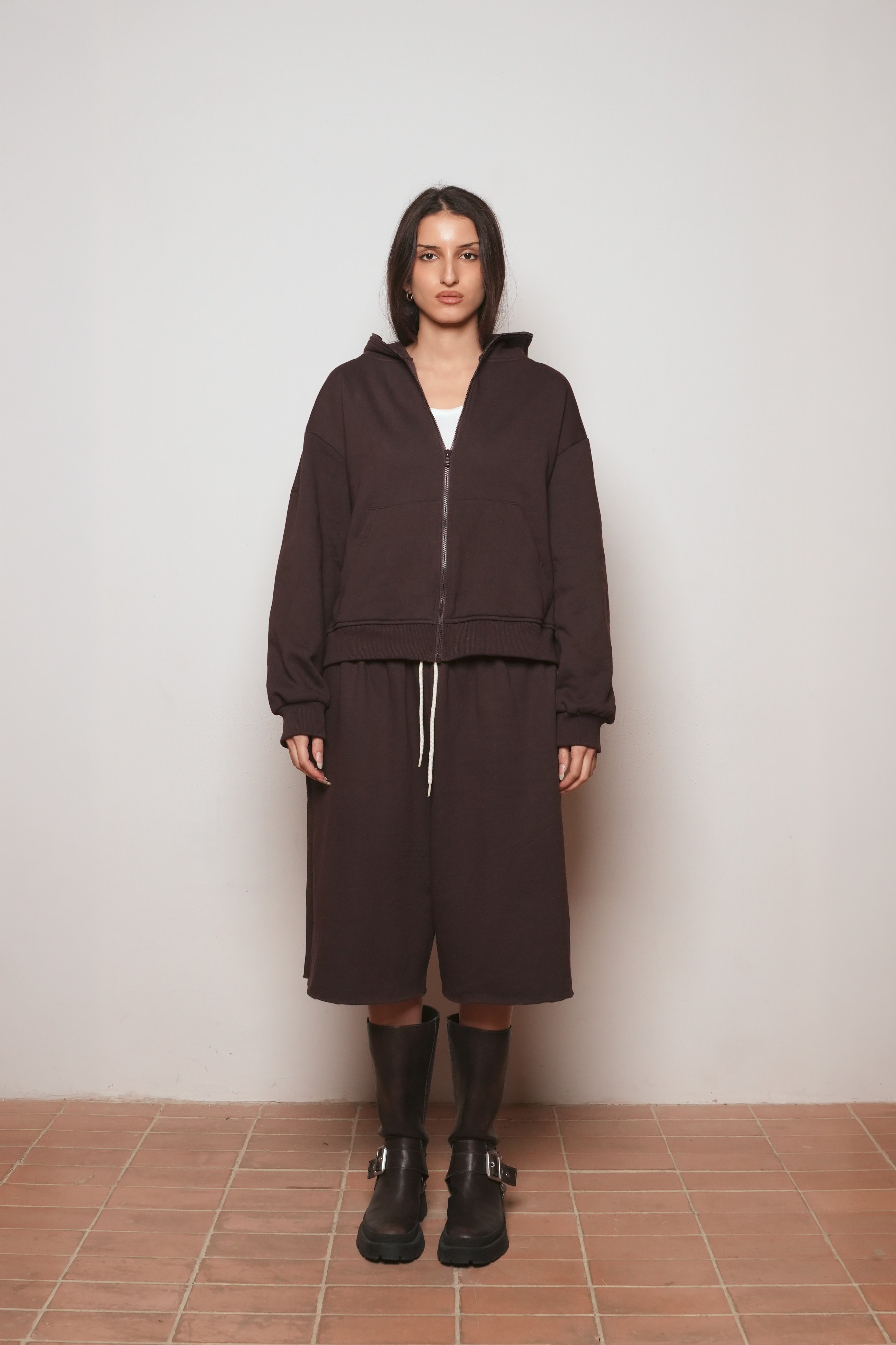 Nol Women's  Zip Up Hoodie