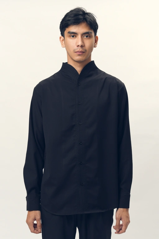 Image of Chain Stitched Shirt in Linen