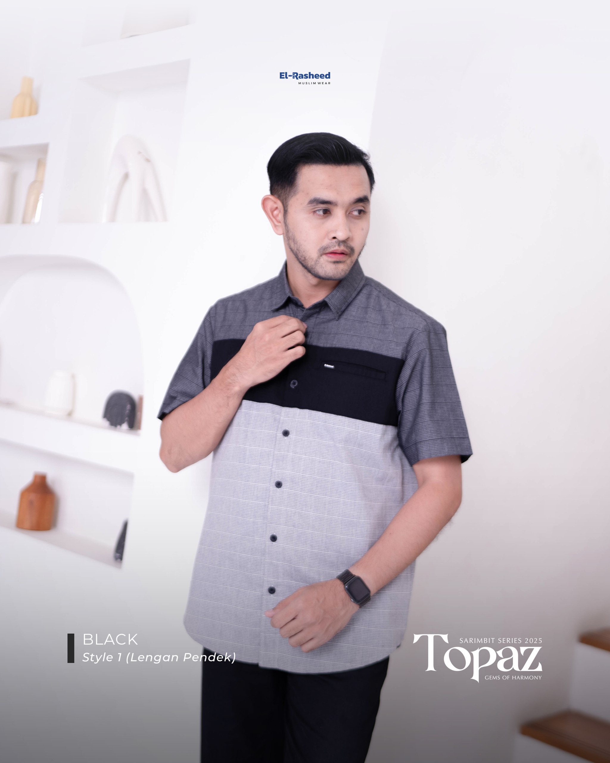 TOPAZ KEMEJA SHORT SLEEVE GRADE B